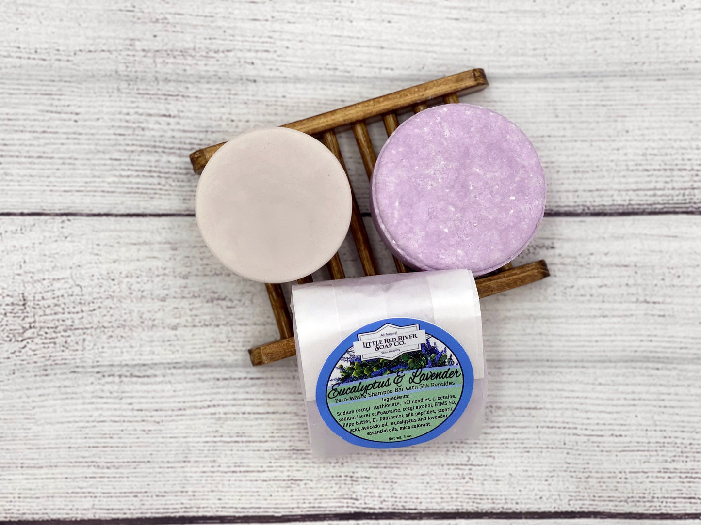 Eucalyptus & Lavender Solid Shampoo or Conditioner Bars