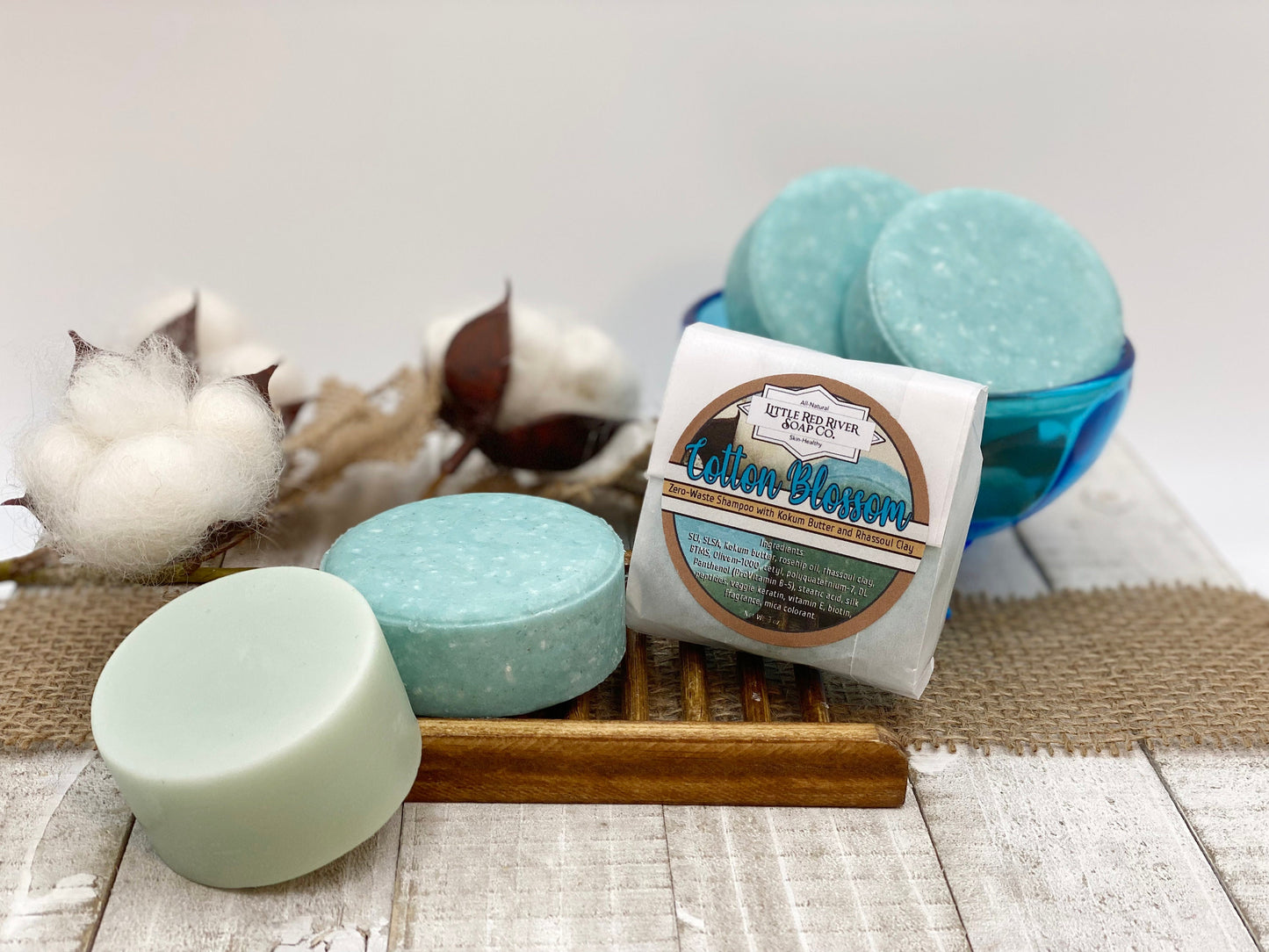 Cotton Blossom Solid Shampoo or Conditioner Bars