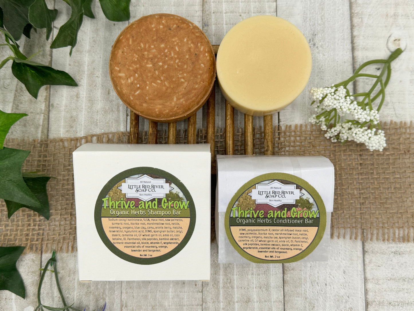Thrive & Grow Zero Waste Shampoo or Conditioner Bars