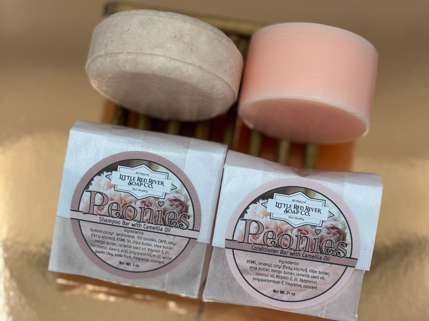 Peonies Shampoo or Conditioner Bars
