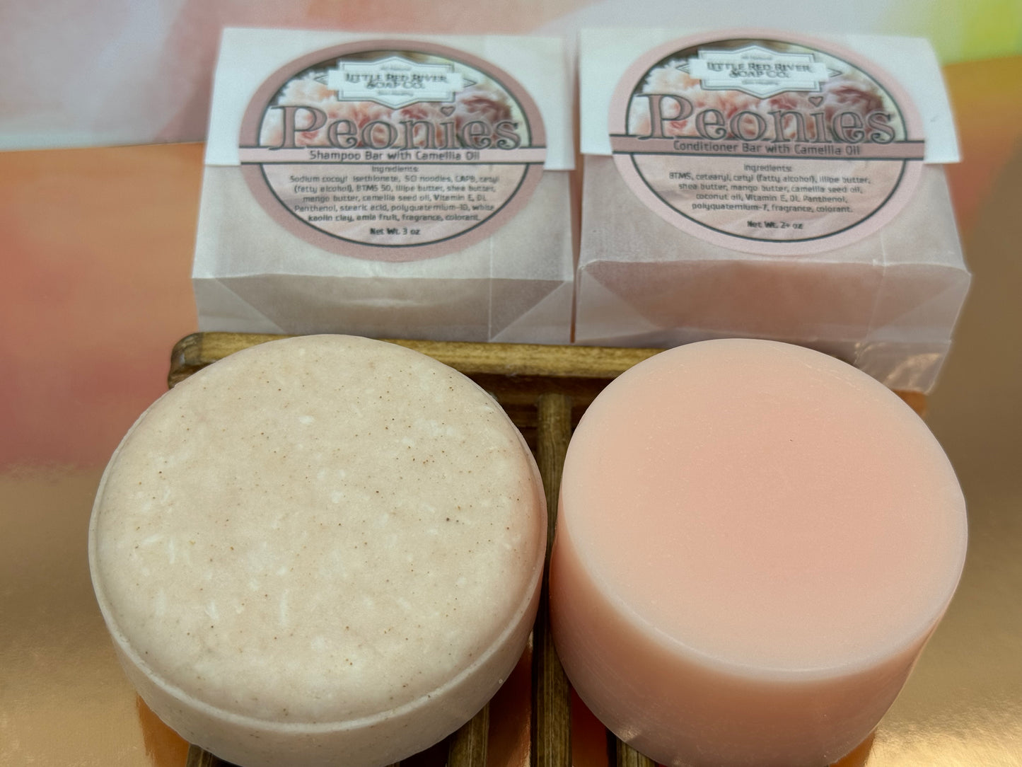 Peonies Shampoo or Conditioner Bars