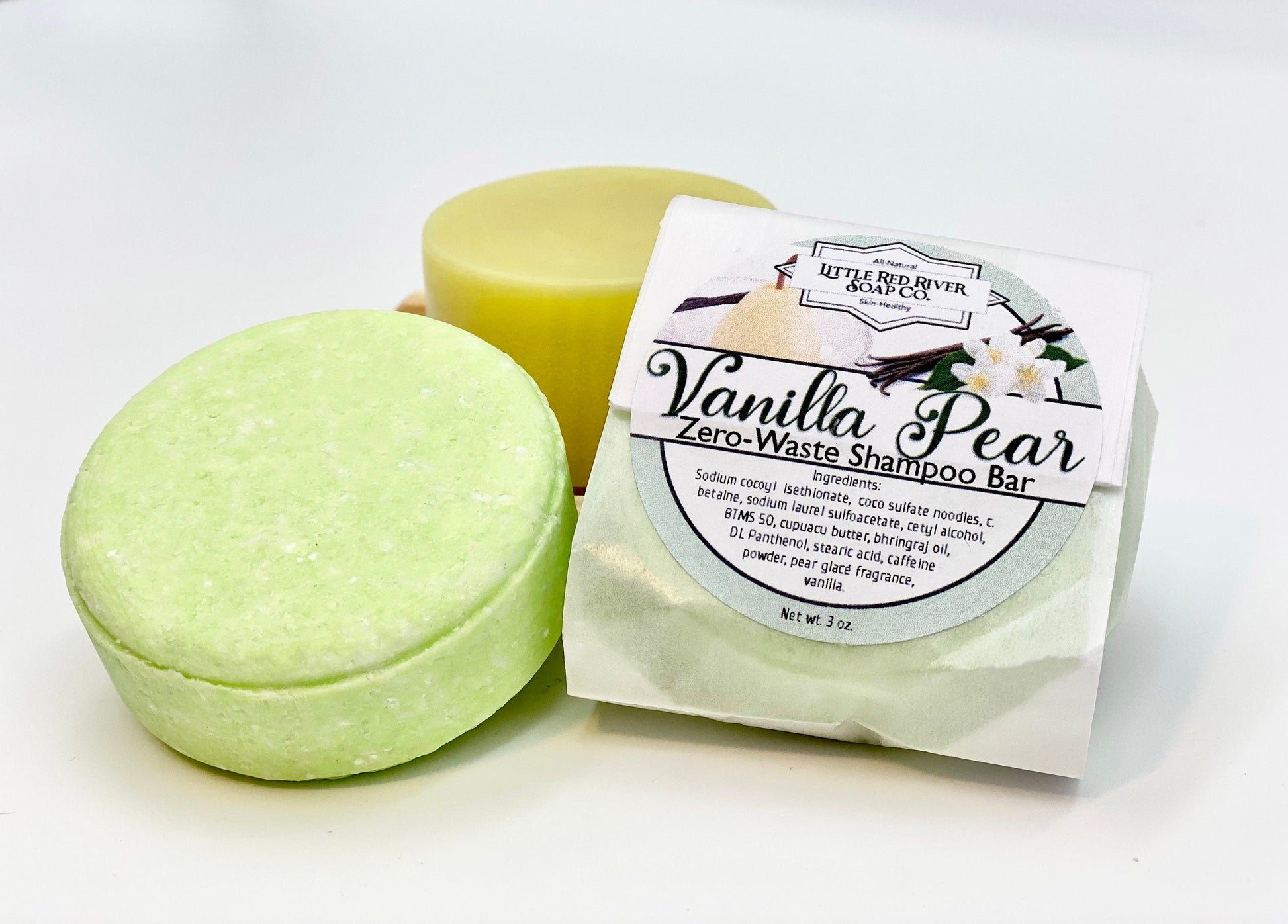 Vanilla Pear Solid Shampoo or Conditioner Bars