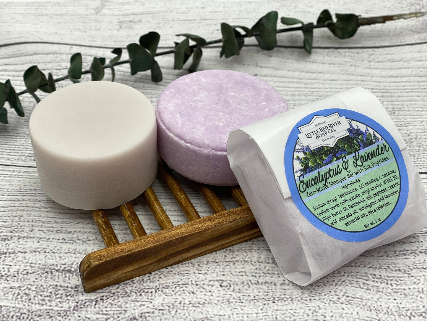 Eucalyptus & Lavender Solid Shampoo or Conditioner Bars