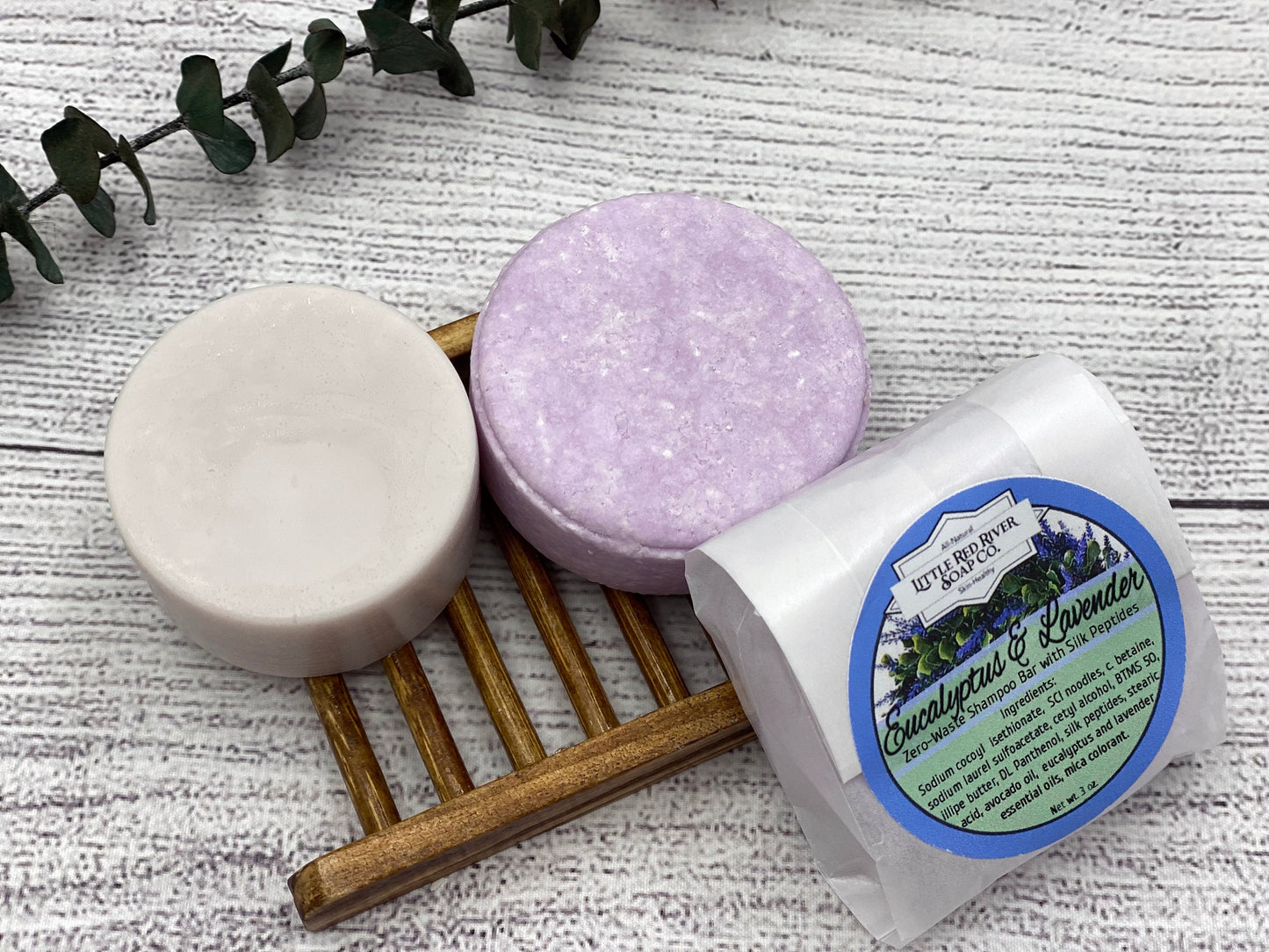 Eucalyptus & Lavender Solid Shampoo or Conditioner Bars