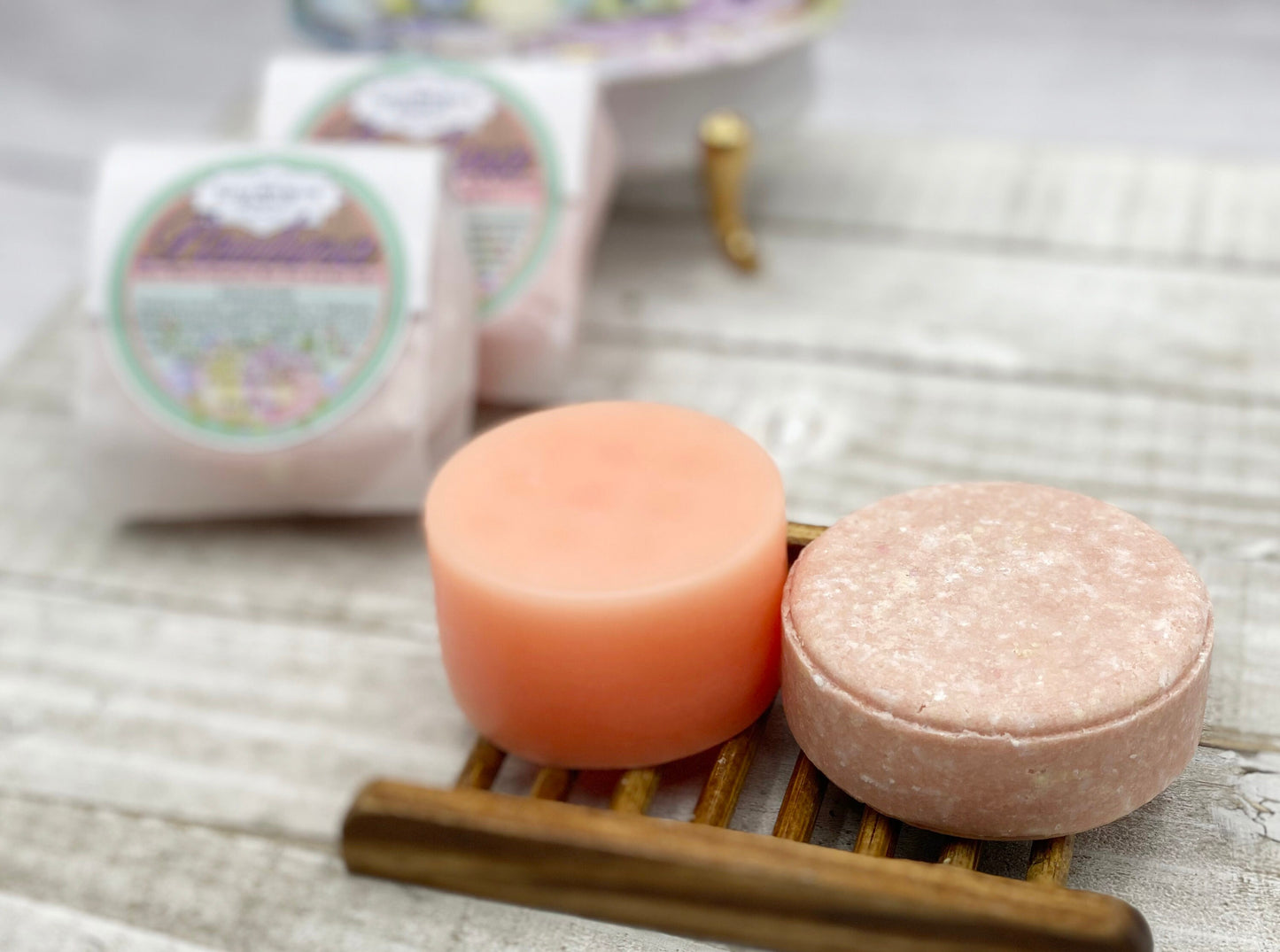 Paulina - Solid Shampoo or Conditioner Bars with Rose Oil