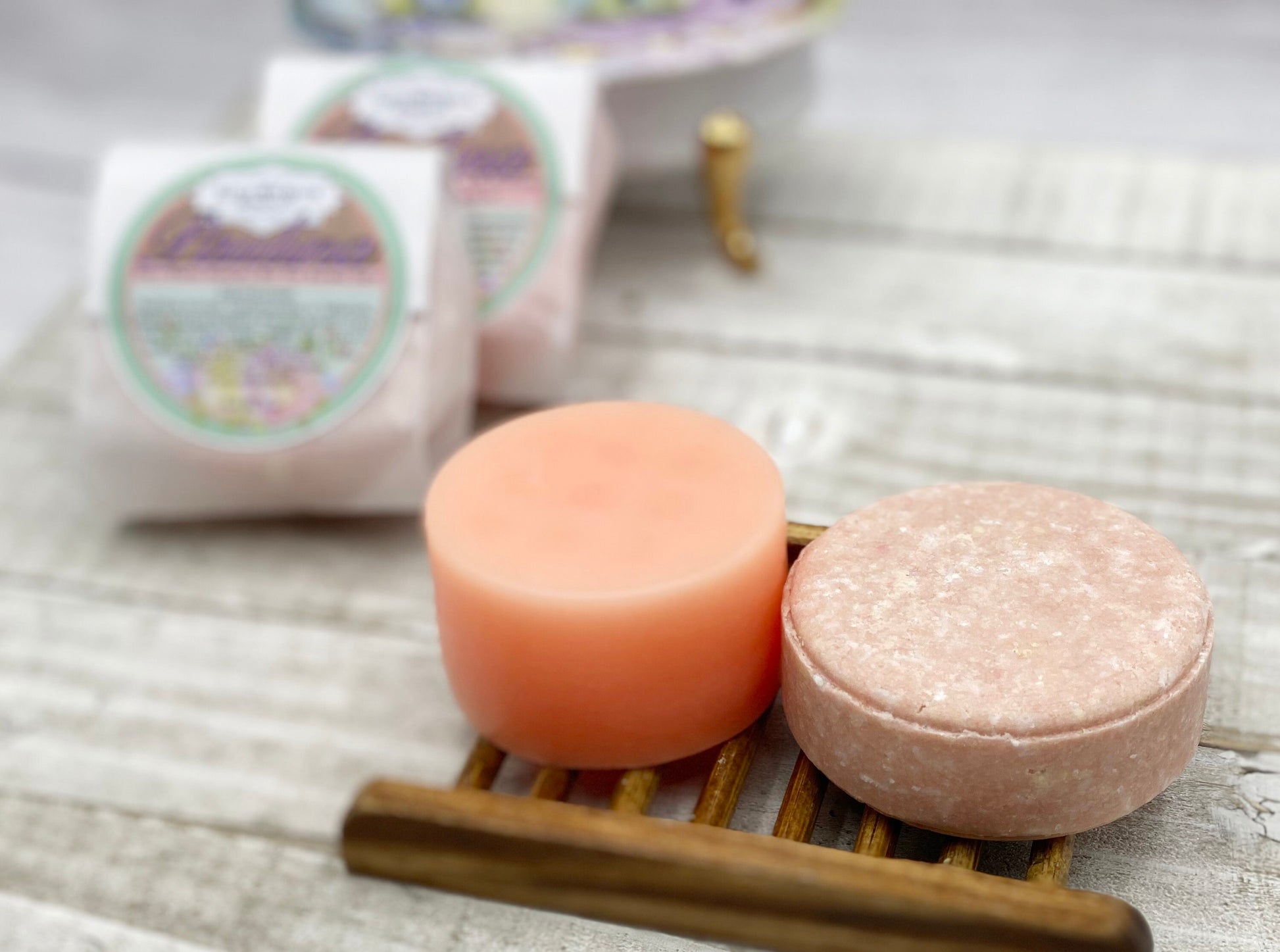 Paulina - Solid Shampoo or Conditioner Bars with Rose Oil