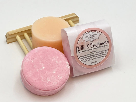Silk & Cashmere Solid Shampoo or Conditioner Bars