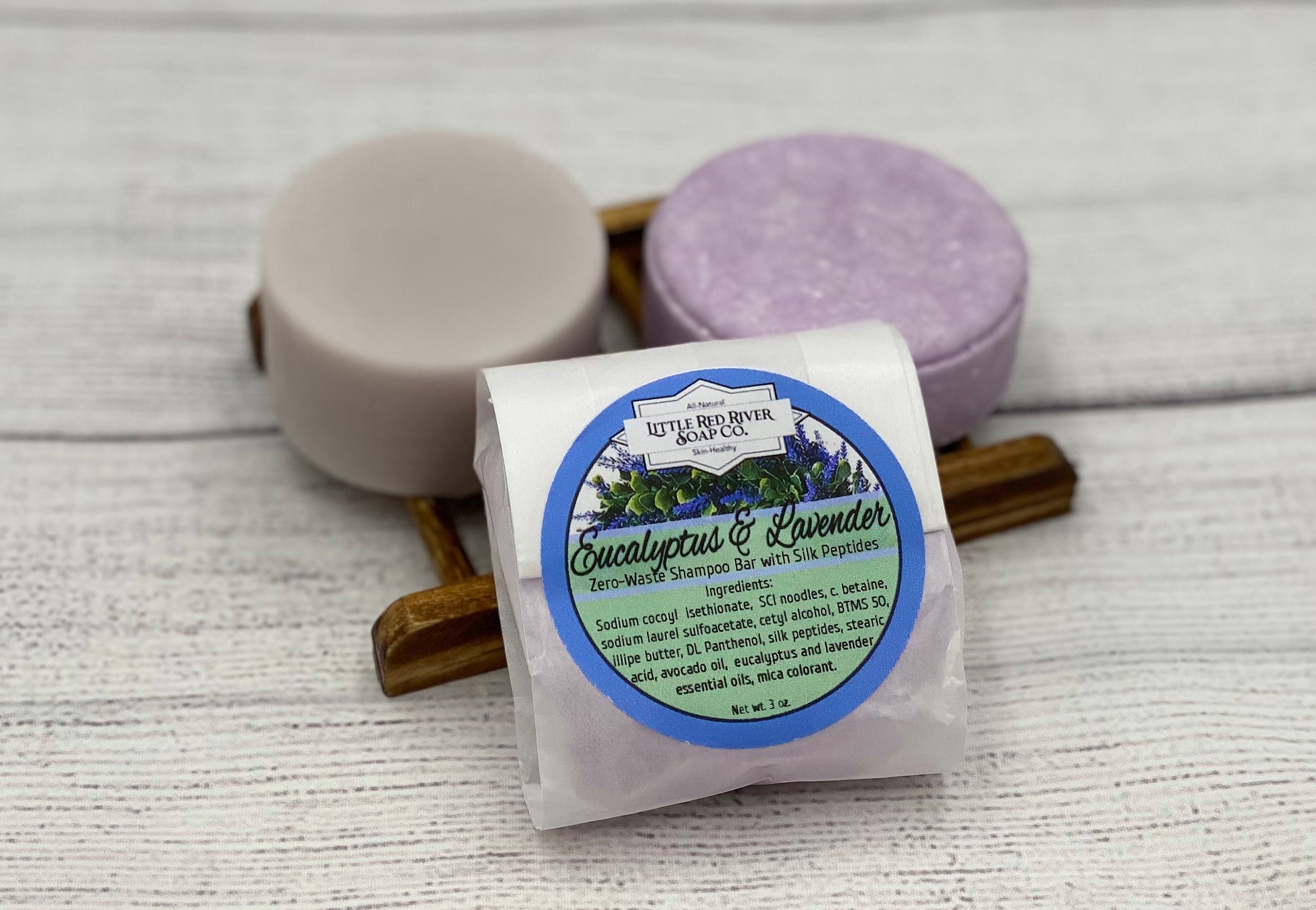 Eucalyptus & Lavender Solid Shampoo or Conditioner Bars