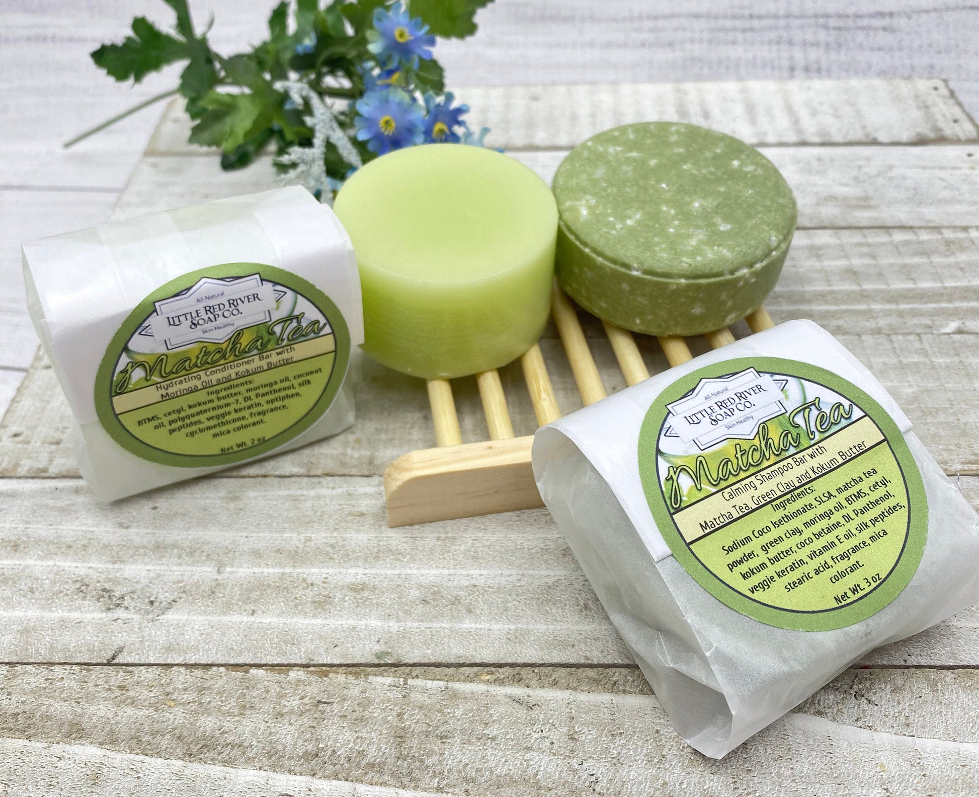 Matcha Tea Shampoo or Conditioner Bars