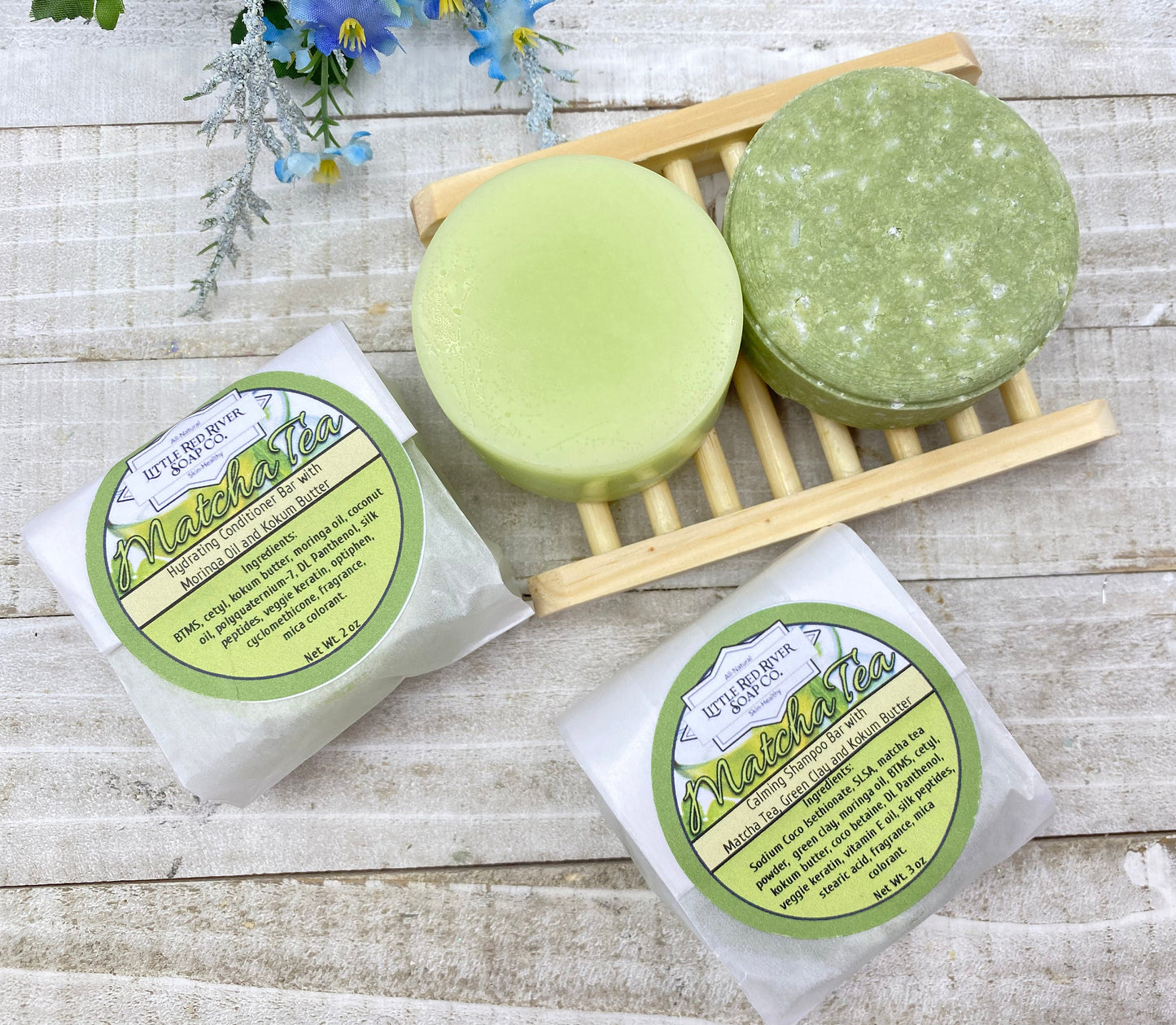 Matcha Tea Shampoo or Conditioner Bars