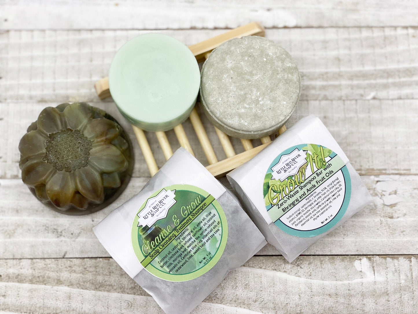 Cleanse & Grow or Grow It! Shampoo or Conditioner Bars