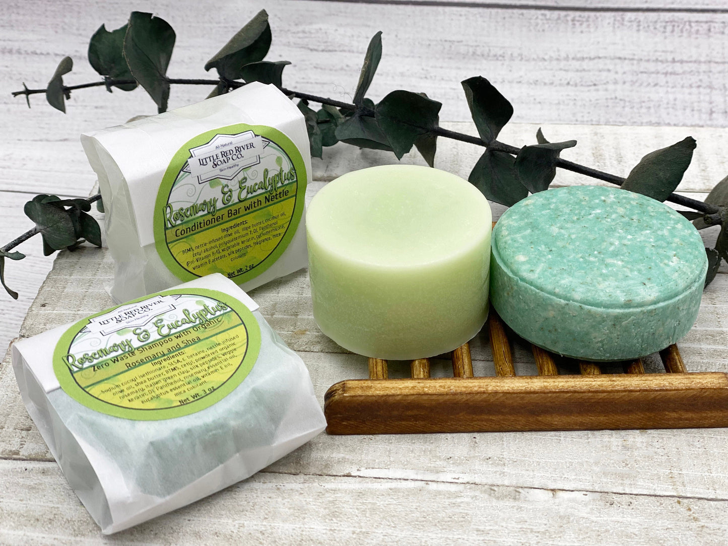 Rosemary and Eucalyptus Solid Shampoo or Conditioner Bars