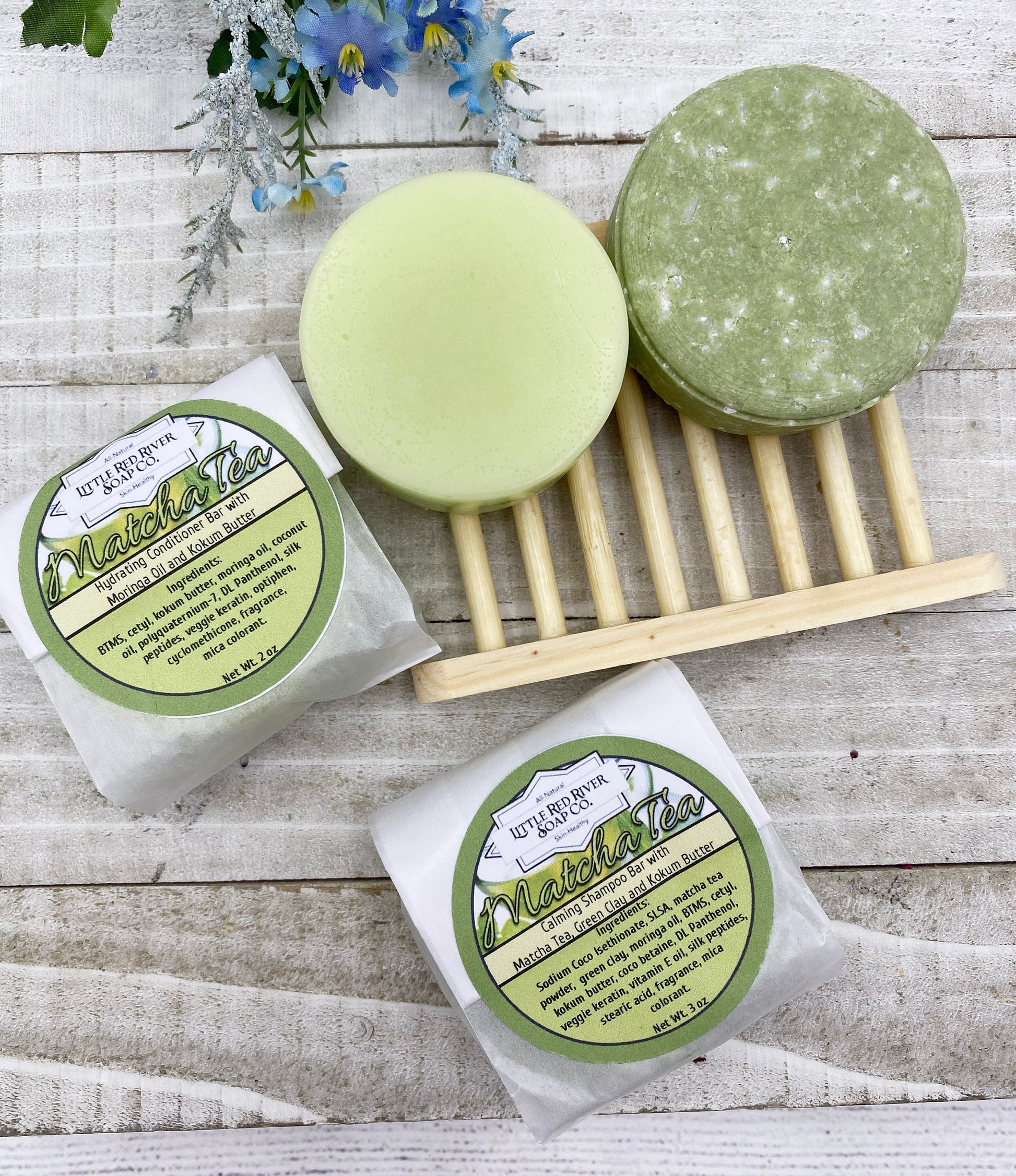 Matcha Tea Shampoo or Conditioner Bars