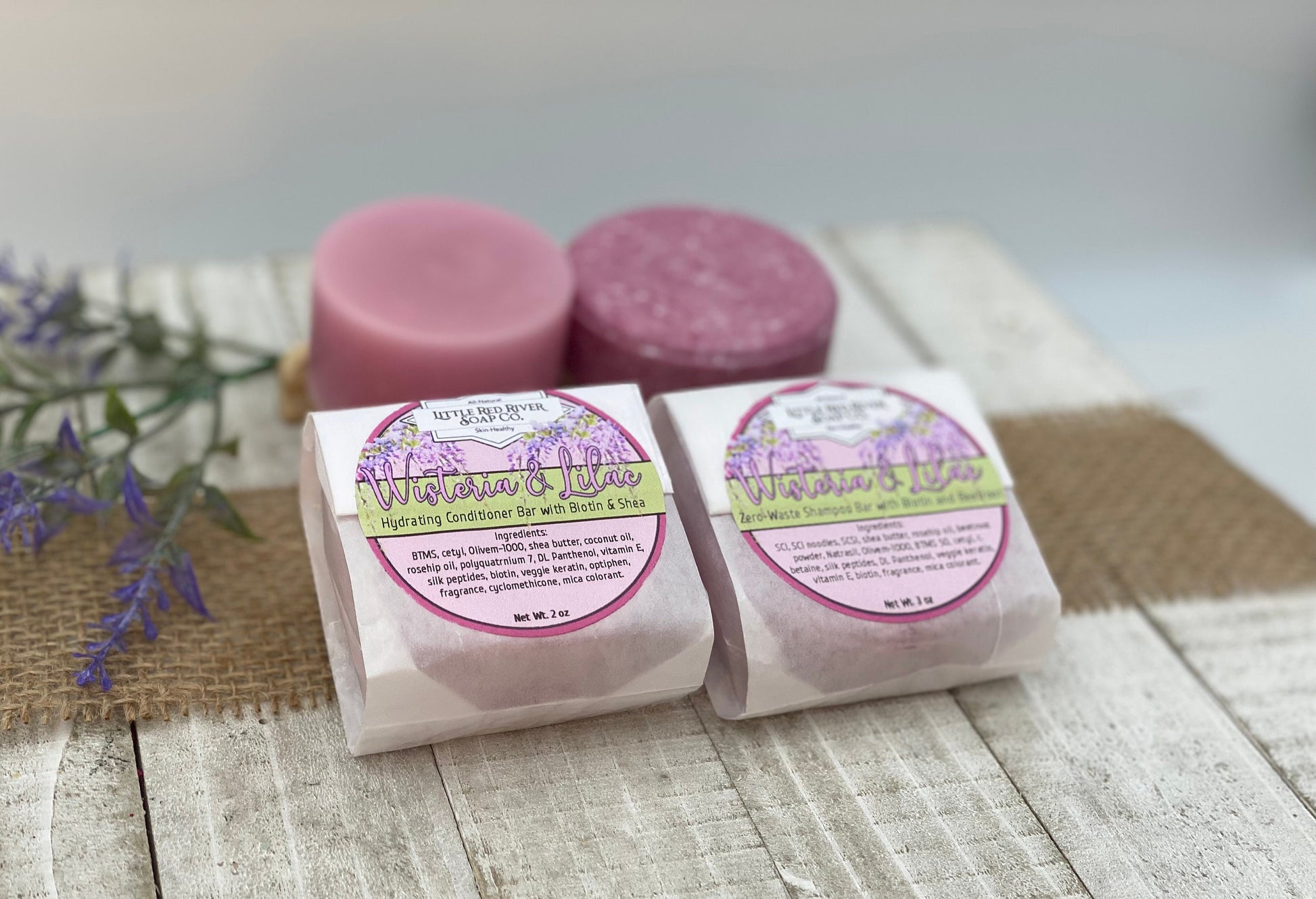 Wisteria & Lilac Zero-Waste Shampoo or Conditioner