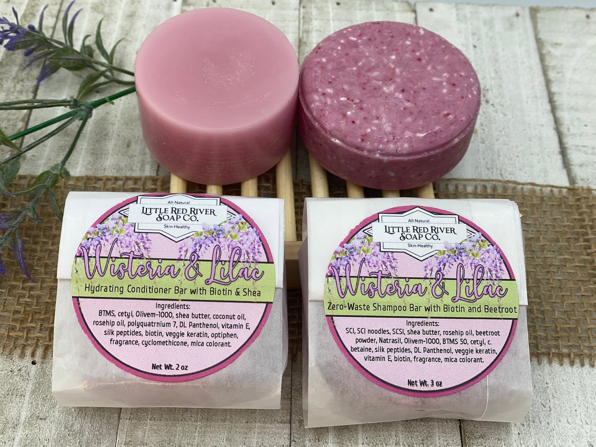 Wisteria & Lilac Zero-Waste Shampoo or Conditioner
