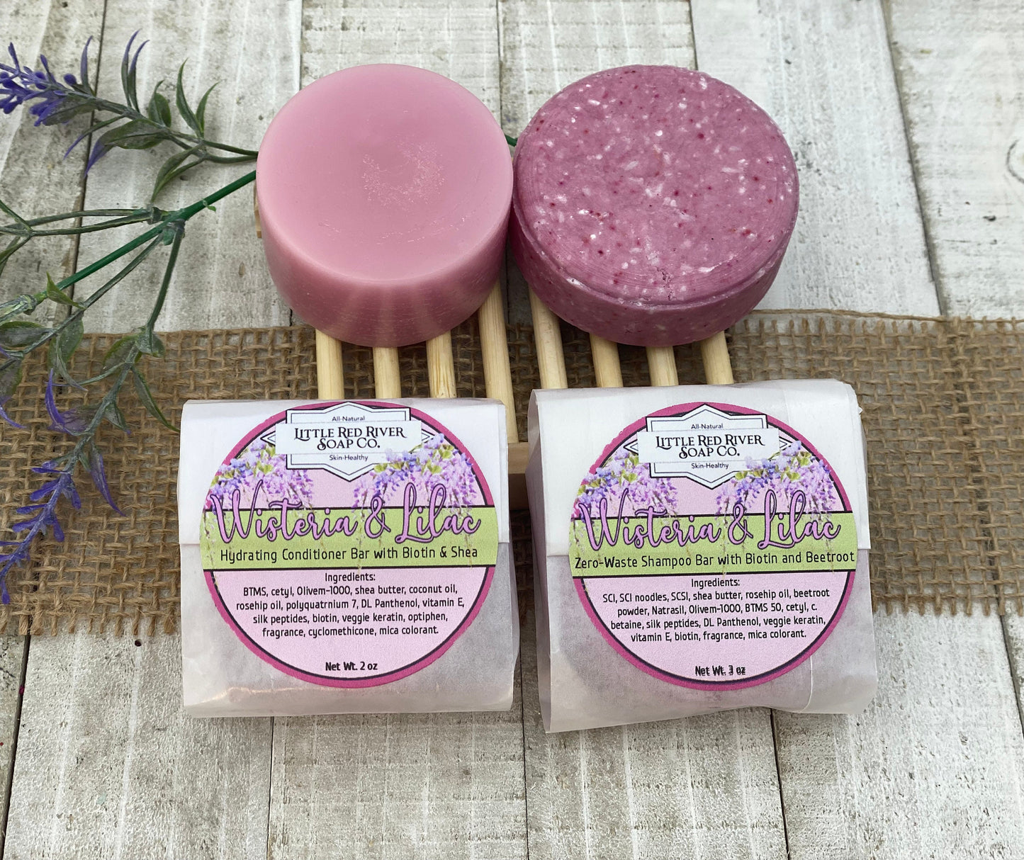 Wisteria & Lilac Zero-Waste Shampoo or Conditioner