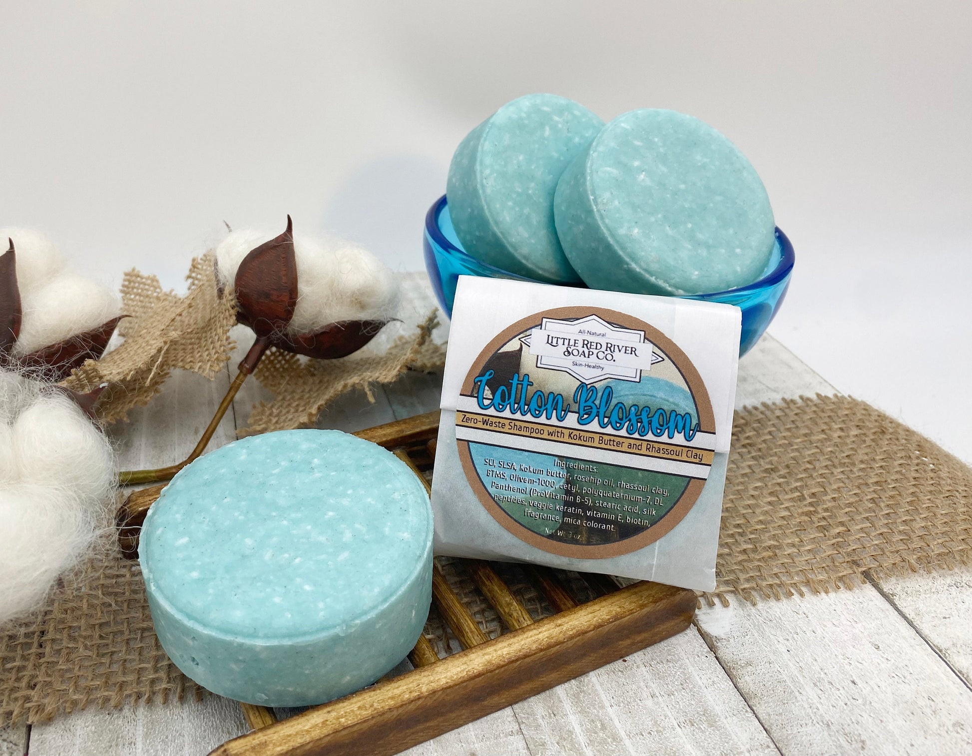 Cotton Blossom Solid Shampoo or Conditioner Bars