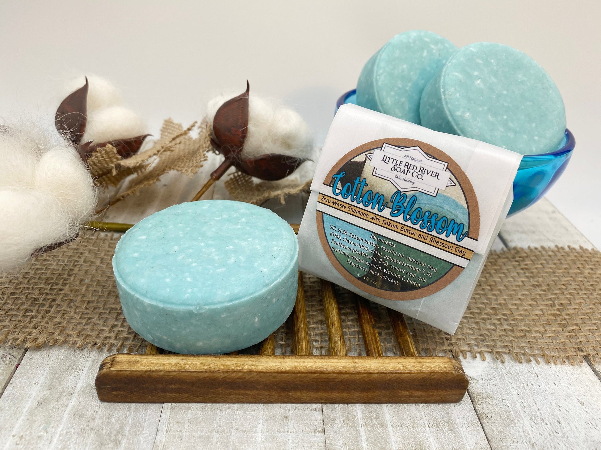 Cotton Blossom Solid Shampoo or Conditioner Bars