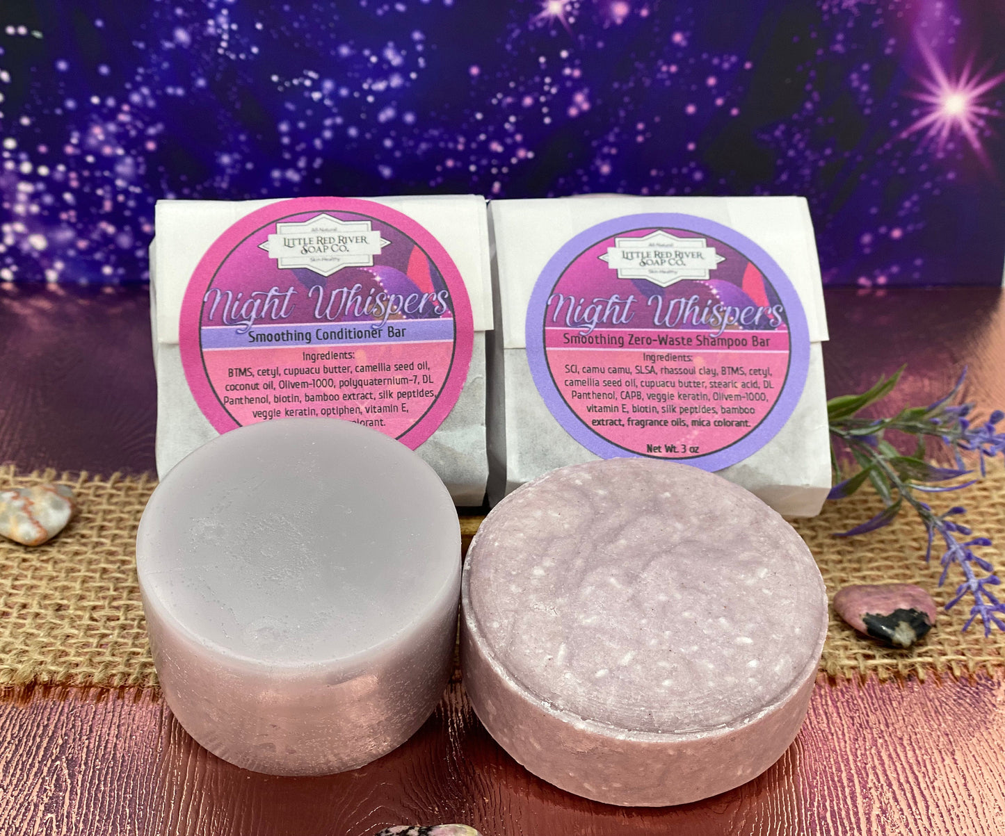 Night Whispers Solid Shampoo or Conditioner Bars