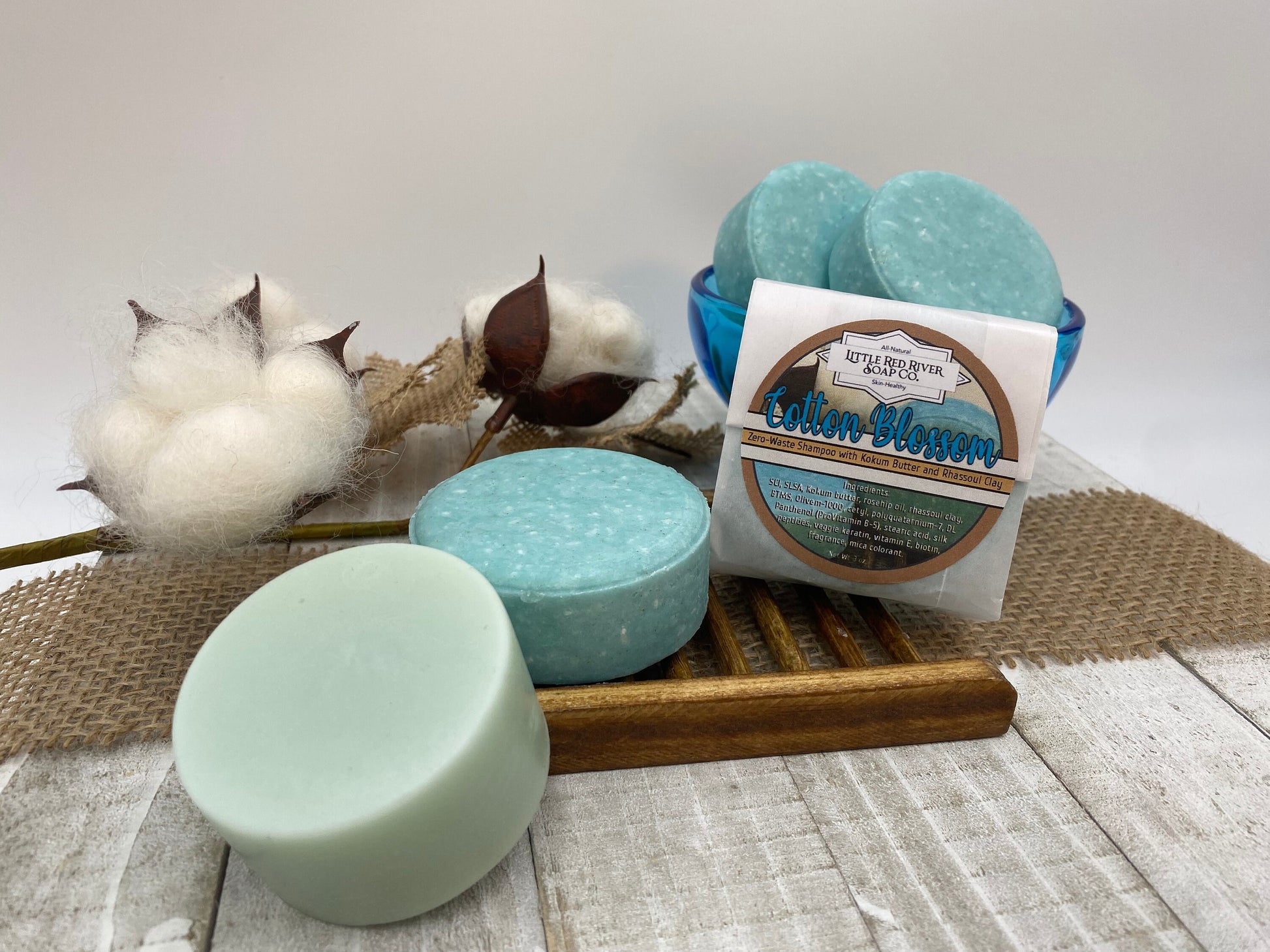 Cotton Blossom Solid Shampoo or Conditioner Bars