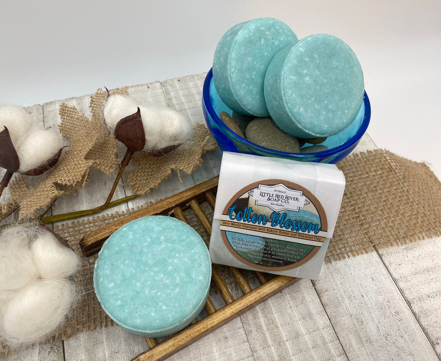 Cotton Blossom Solid Shampoo or Conditioner Bars