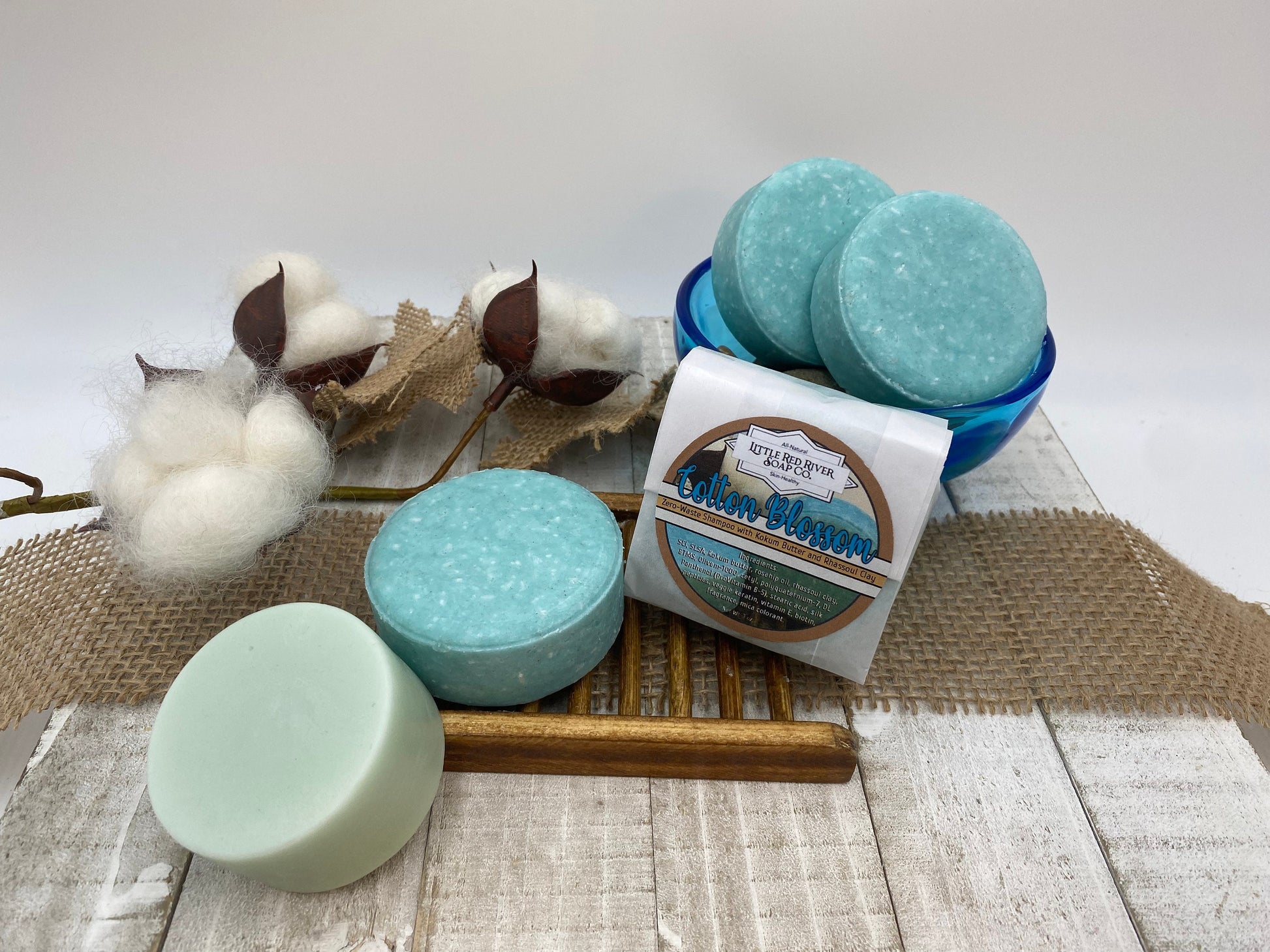 Cotton Blossom Solid Shampoo or Conditioner Bars