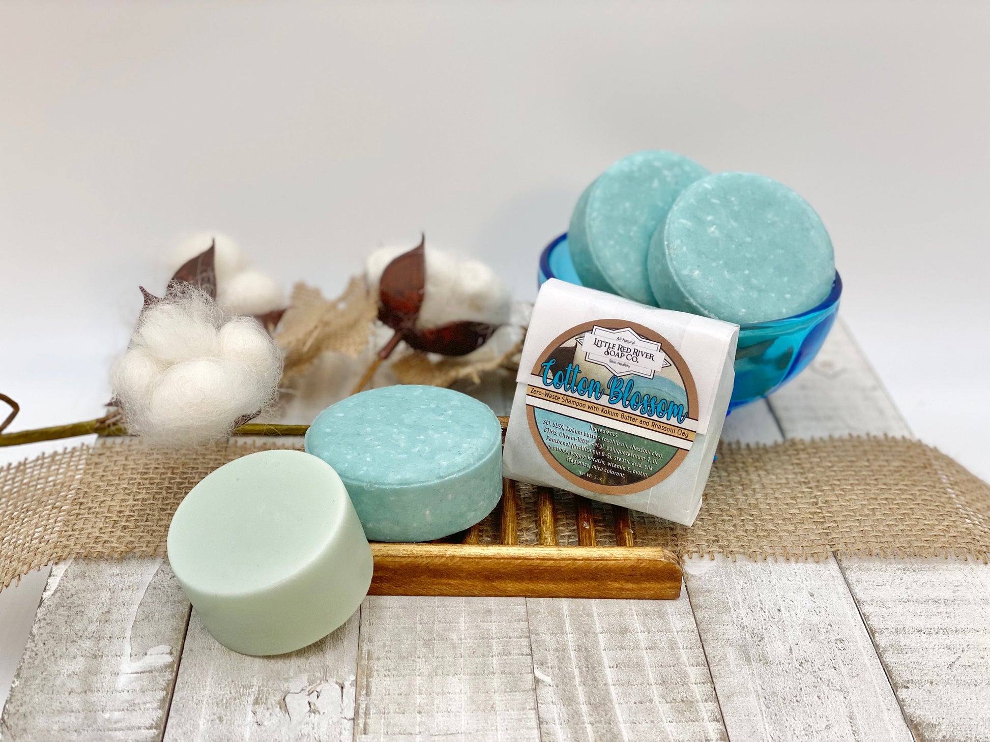 Cotton Blossom Solid Shampoo or Conditioner Bars