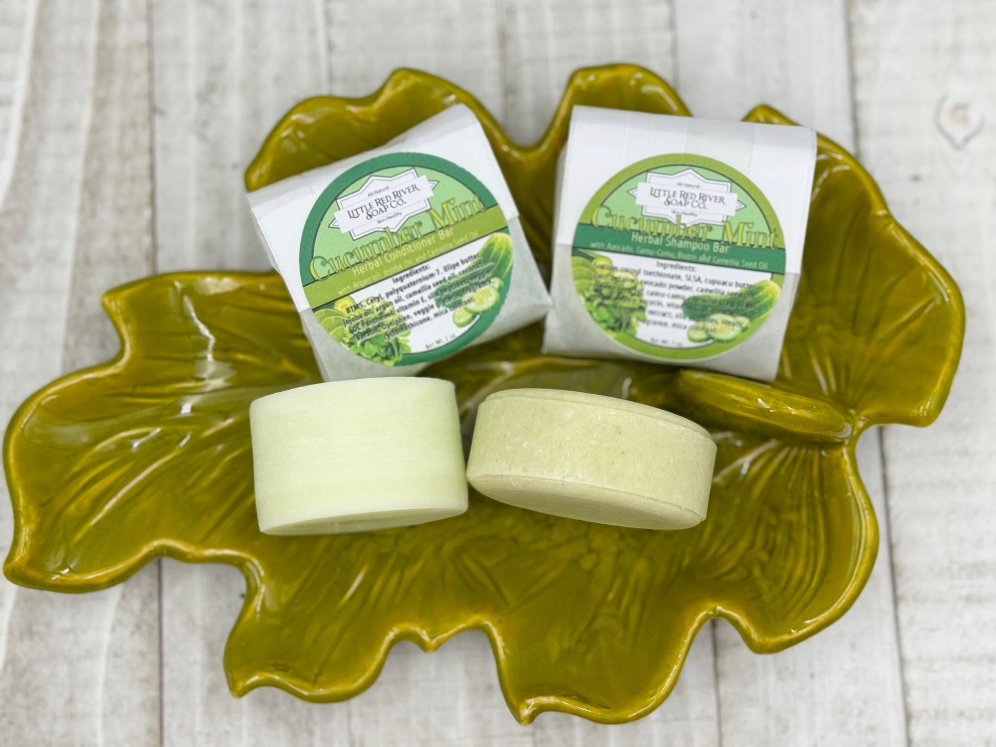 Cucumber Mint Solid Shampoo or Conditioner Bars