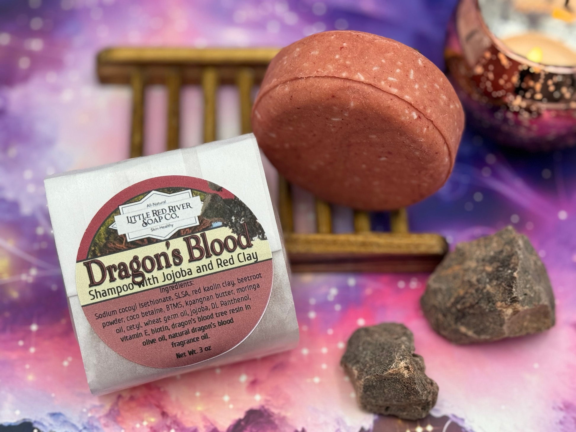 Natural Dragon's Blood Shampoo or Conditioner Bars