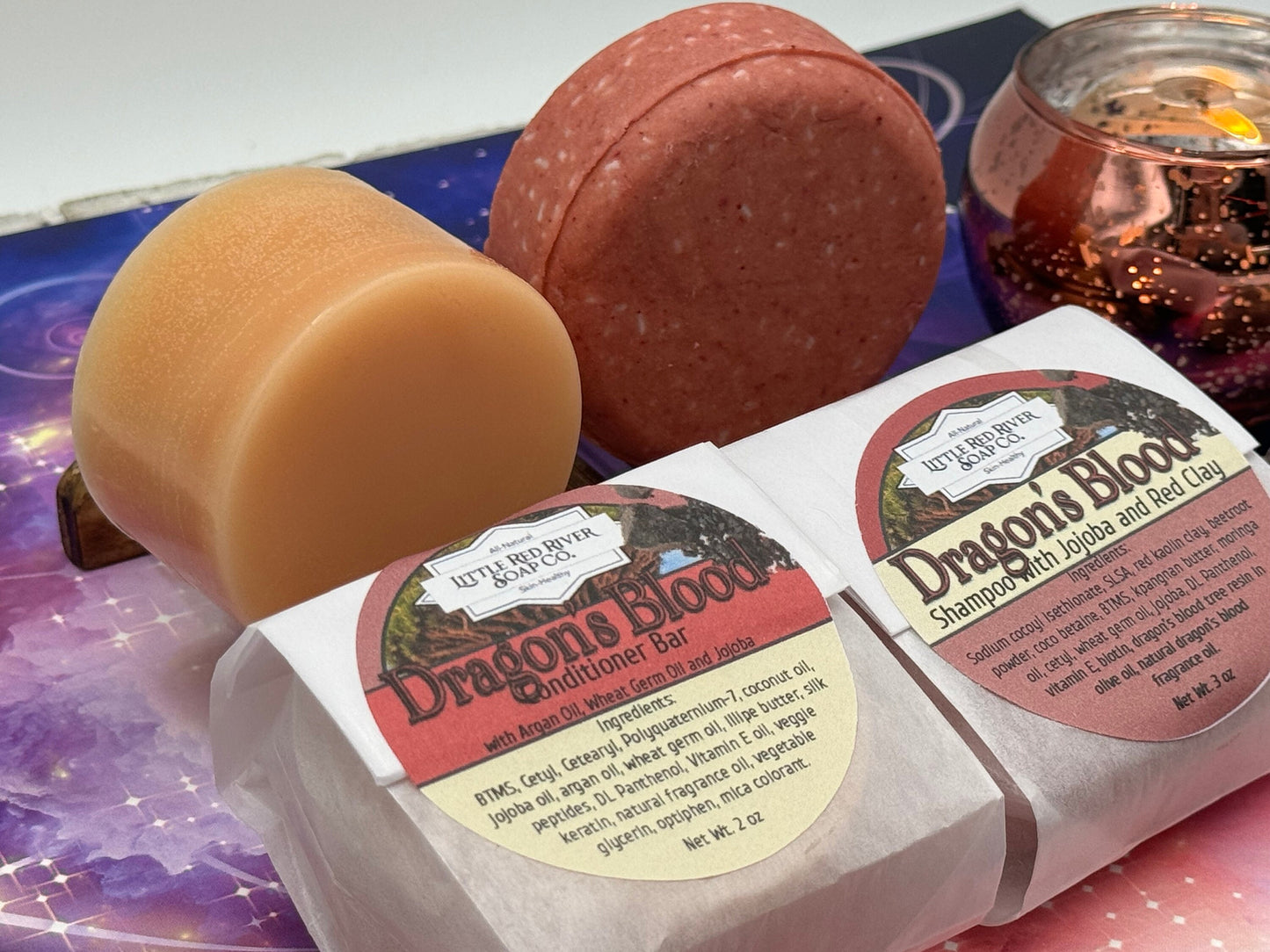 Natural Dragon's Blood Shampoo or Conditioner Bars