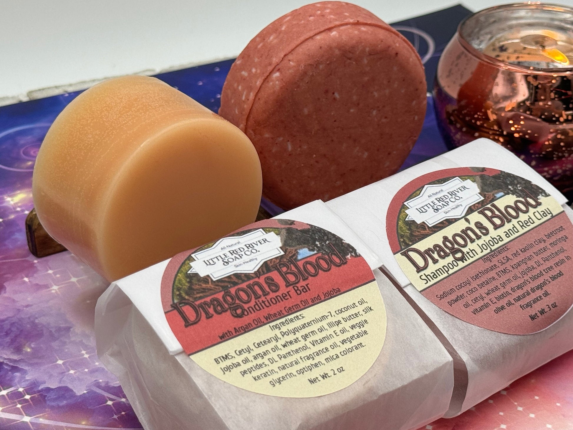 Natural Dragon's Blood Shampoo or Conditioner Bars