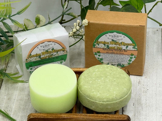 Jasmine, White Blossom & Ivy Solid Shampoo or Conditioner