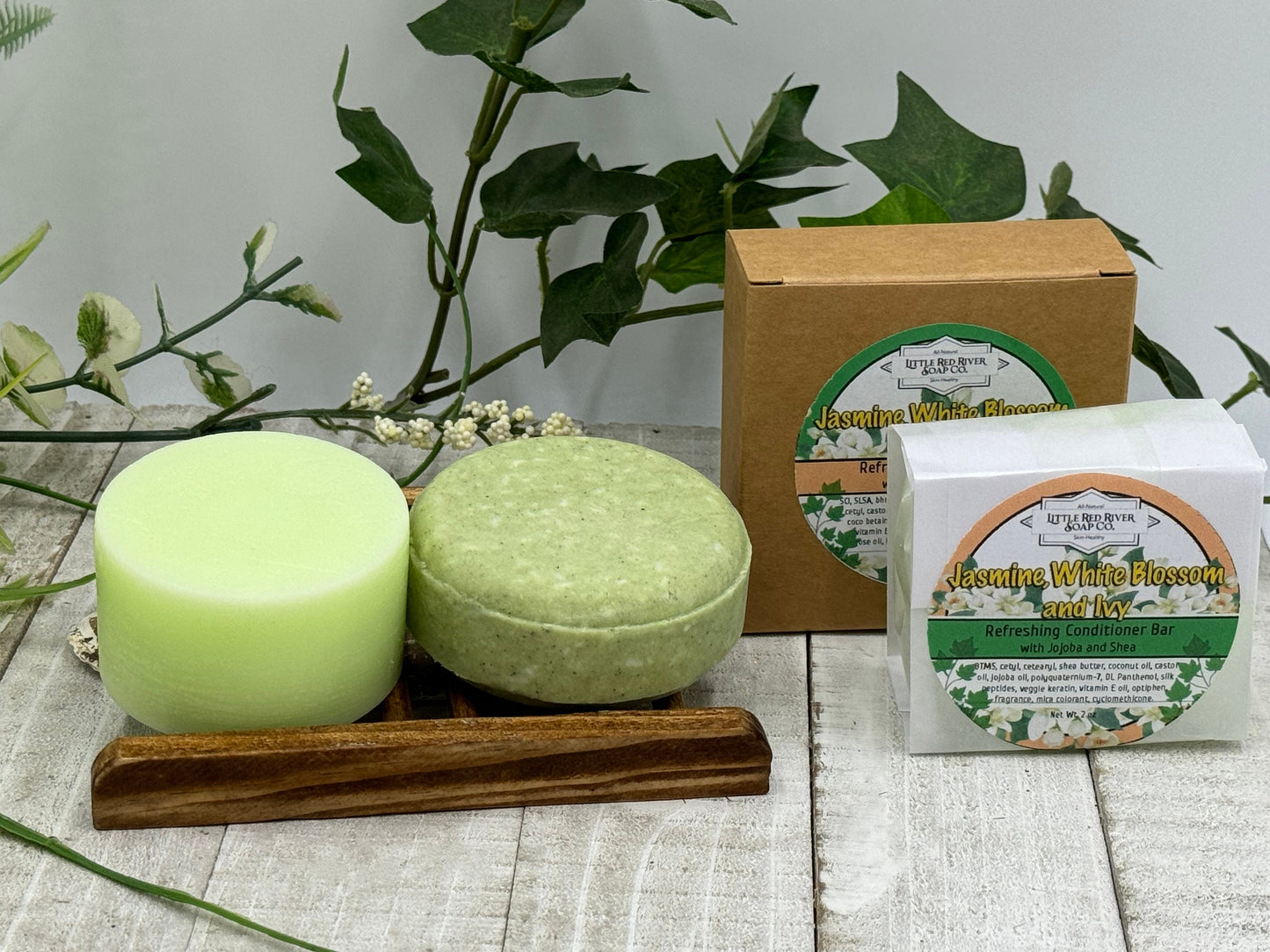 Jasmine, White Blossom & Ivy Solid Shampoo or Conditioner