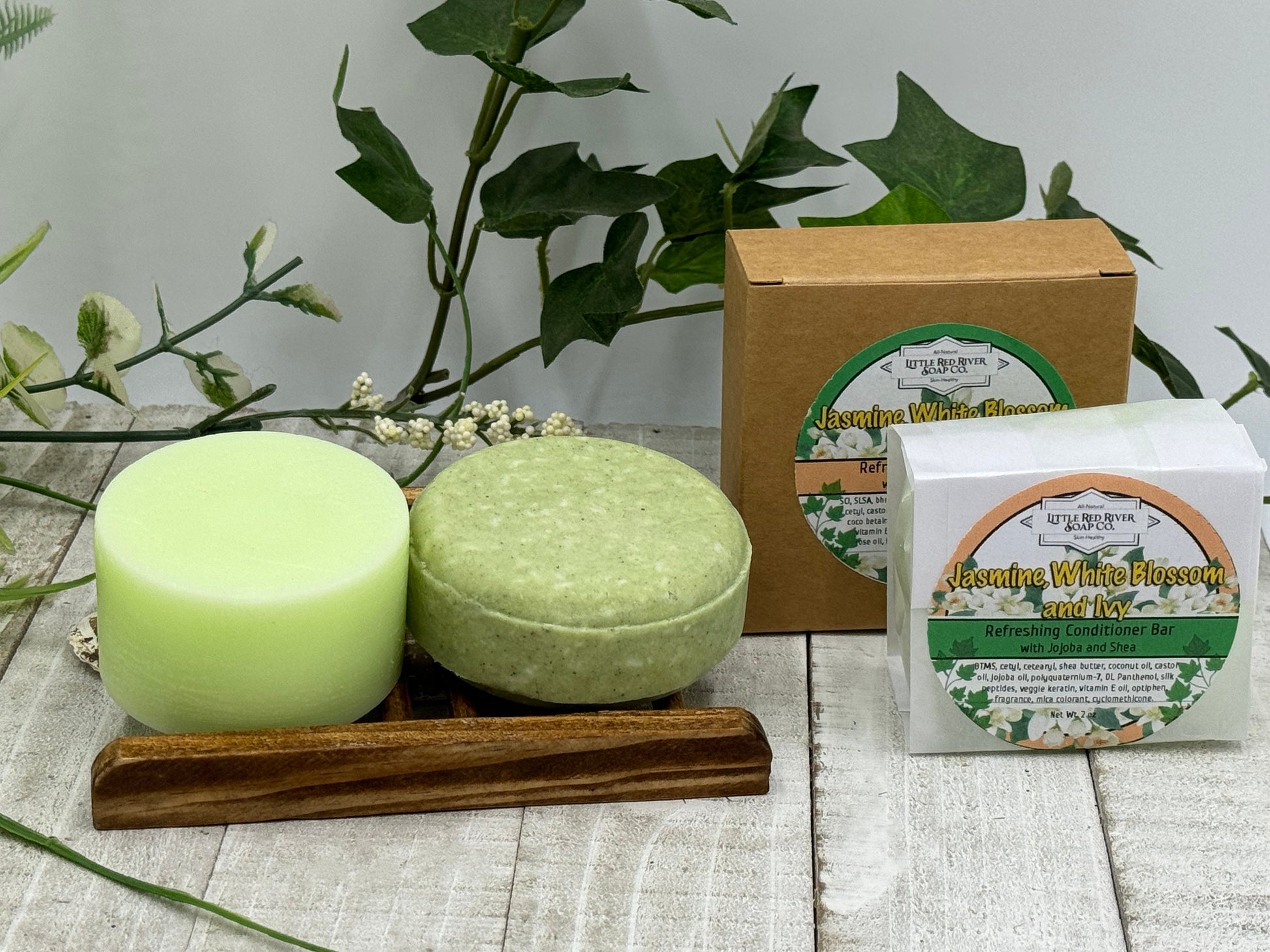 Jasmine, White Blossom & Ivy Solid Shampoo or Conditioner