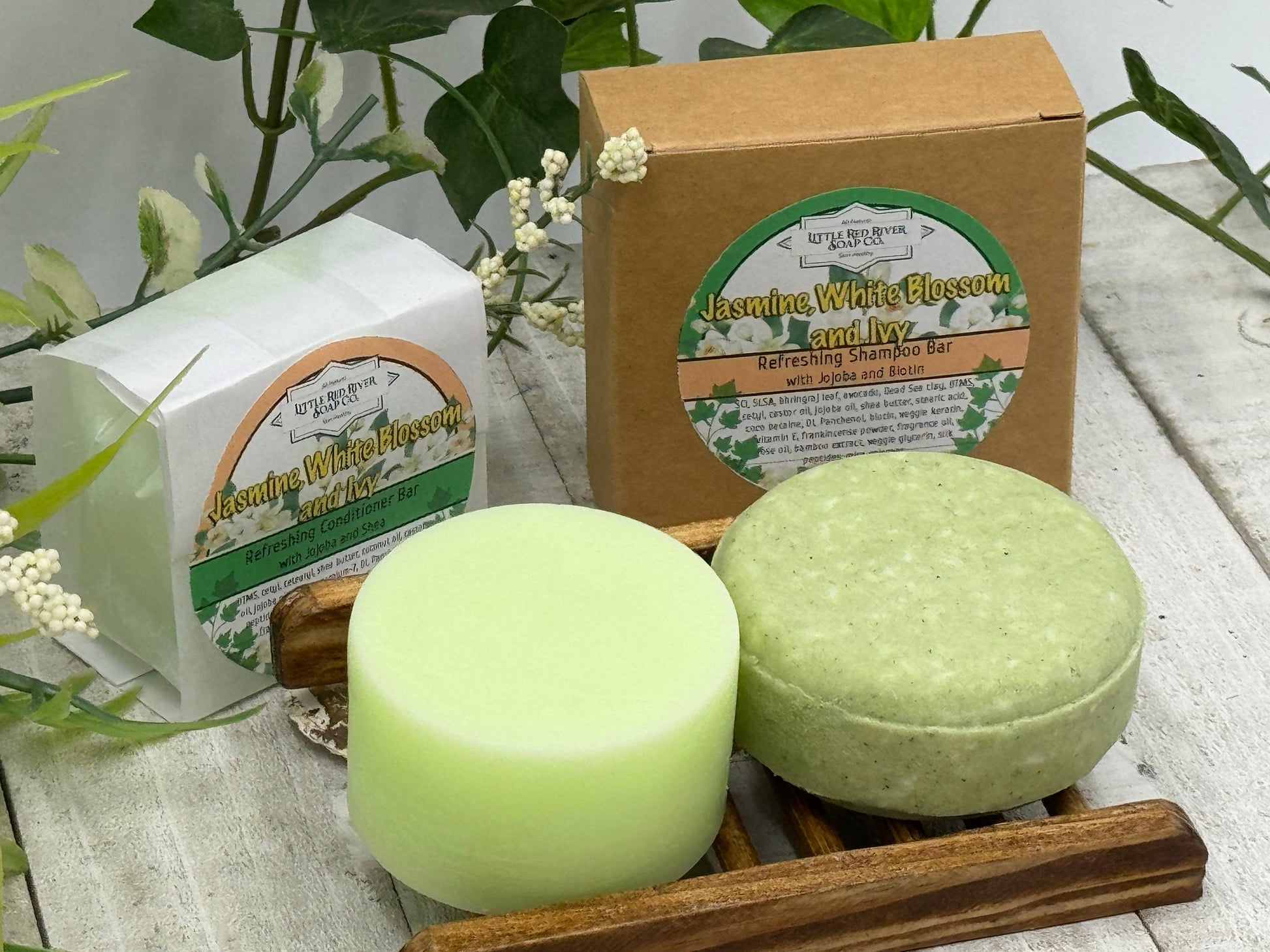 Jasmine, White Blossom & Ivy Solid Shampoo or Conditioner