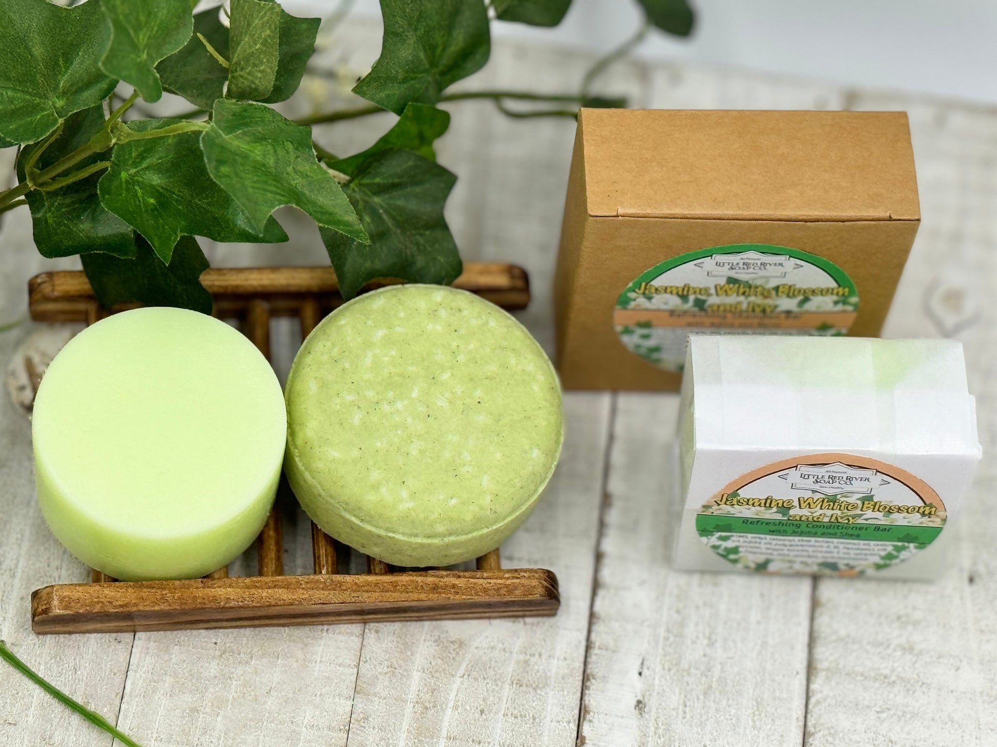 Jasmine, White Blossom & Ivy Solid Shampoo or Conditioner