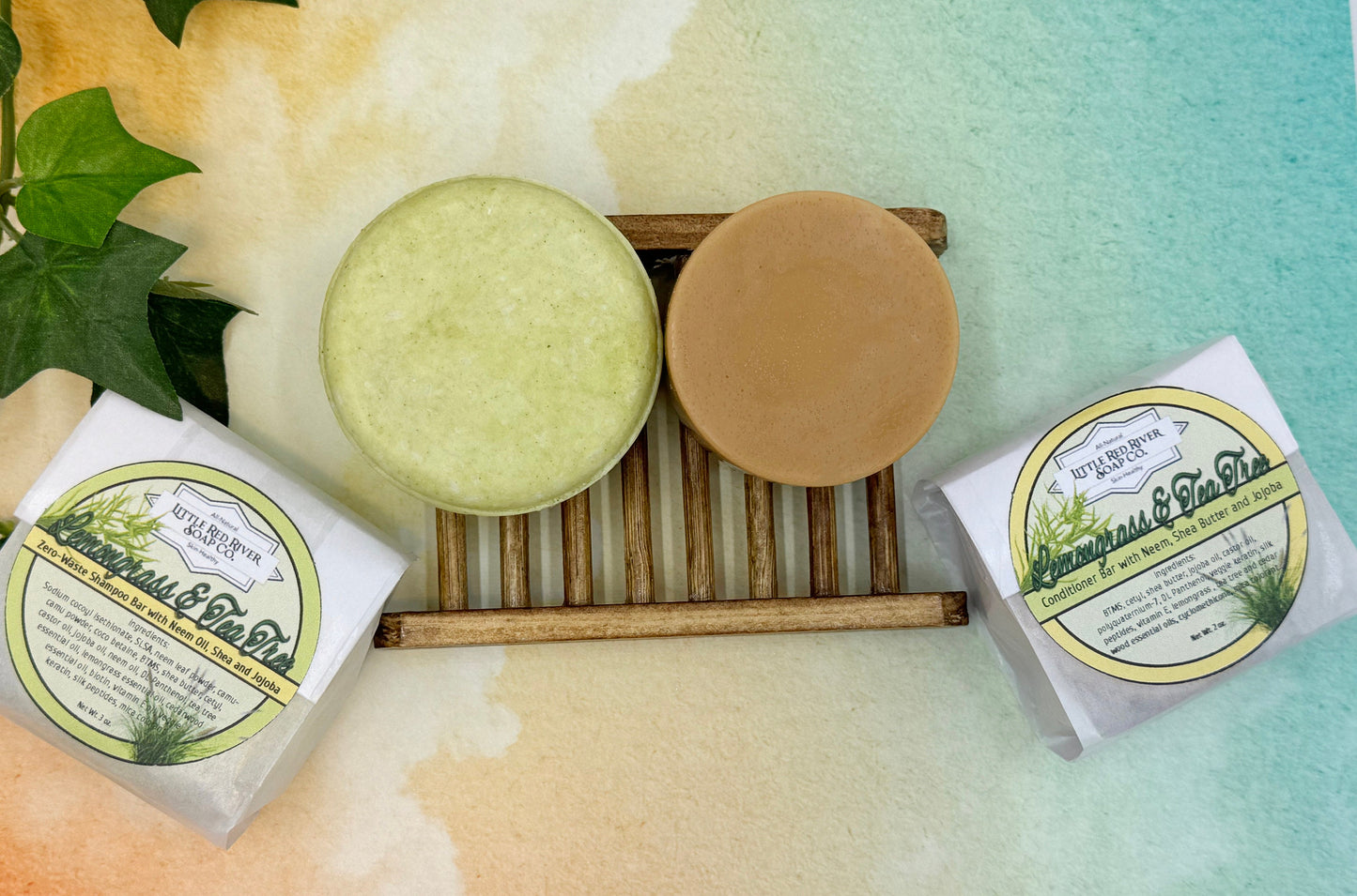 Lemongrass & Tea Tree Solid Shampoo or Conditioner Bars