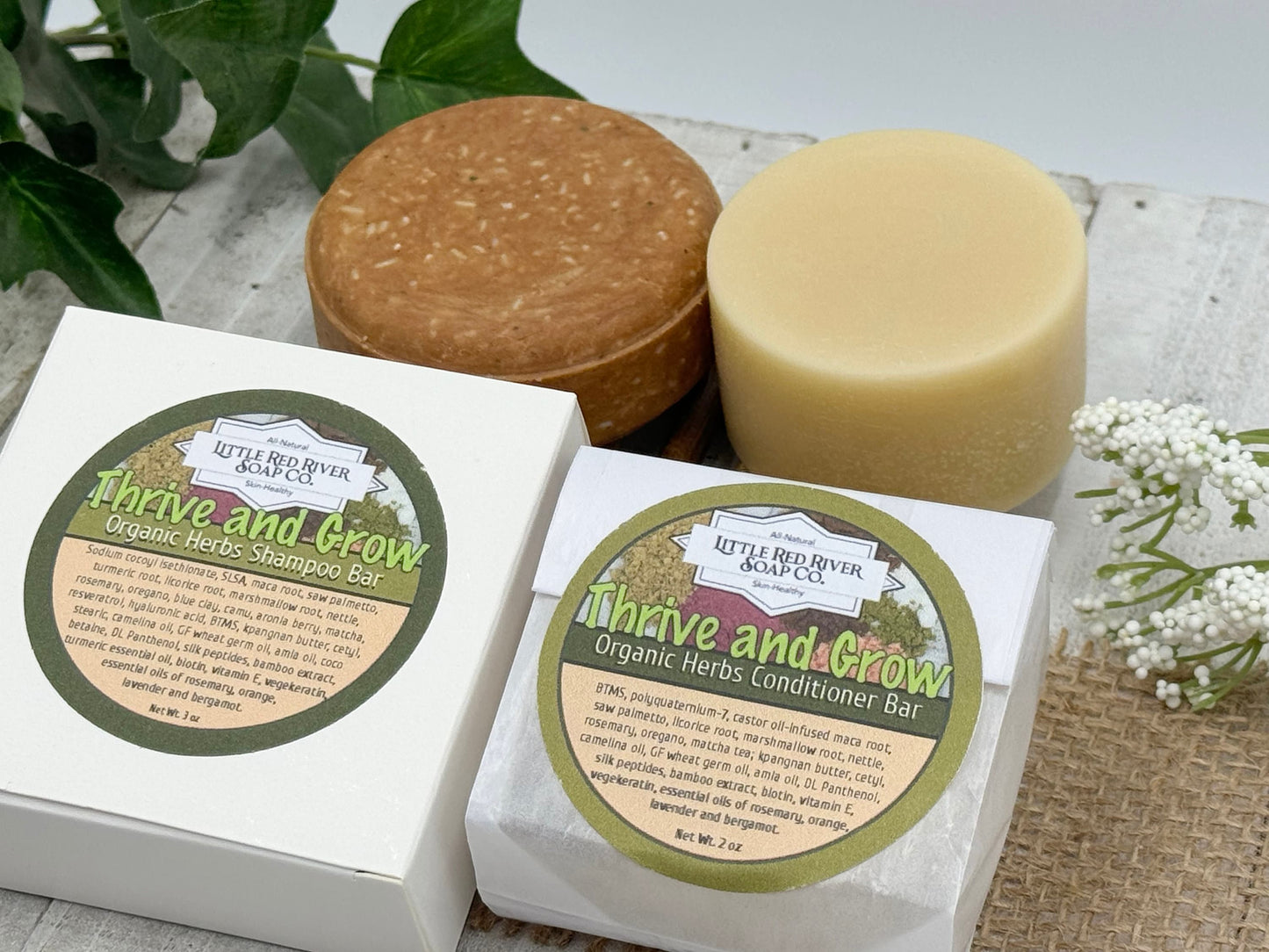 Thrive & Grow Zero Waste Shampoo or Conditioner Bars
