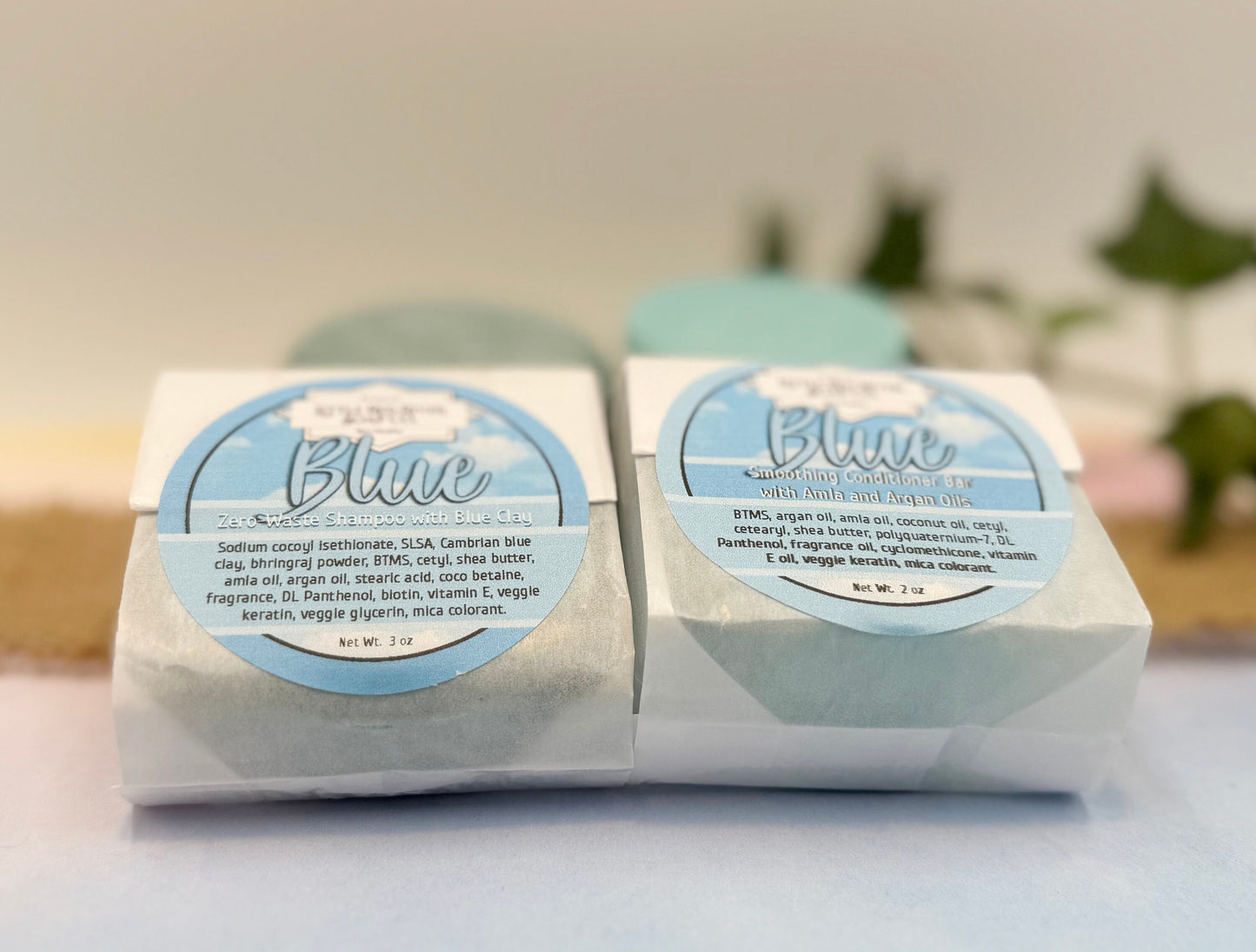 Blue Zero Waste Shampoo or Conditioner Bars