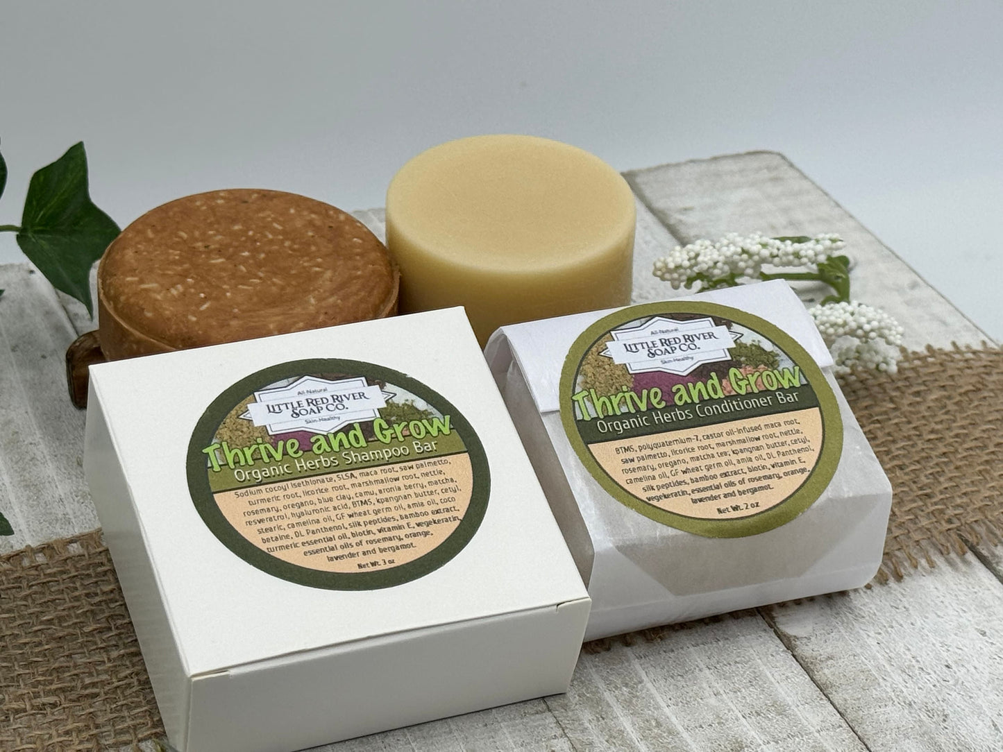 Thrive & Grow Zero Waste Shampoo or Conditioner Bars