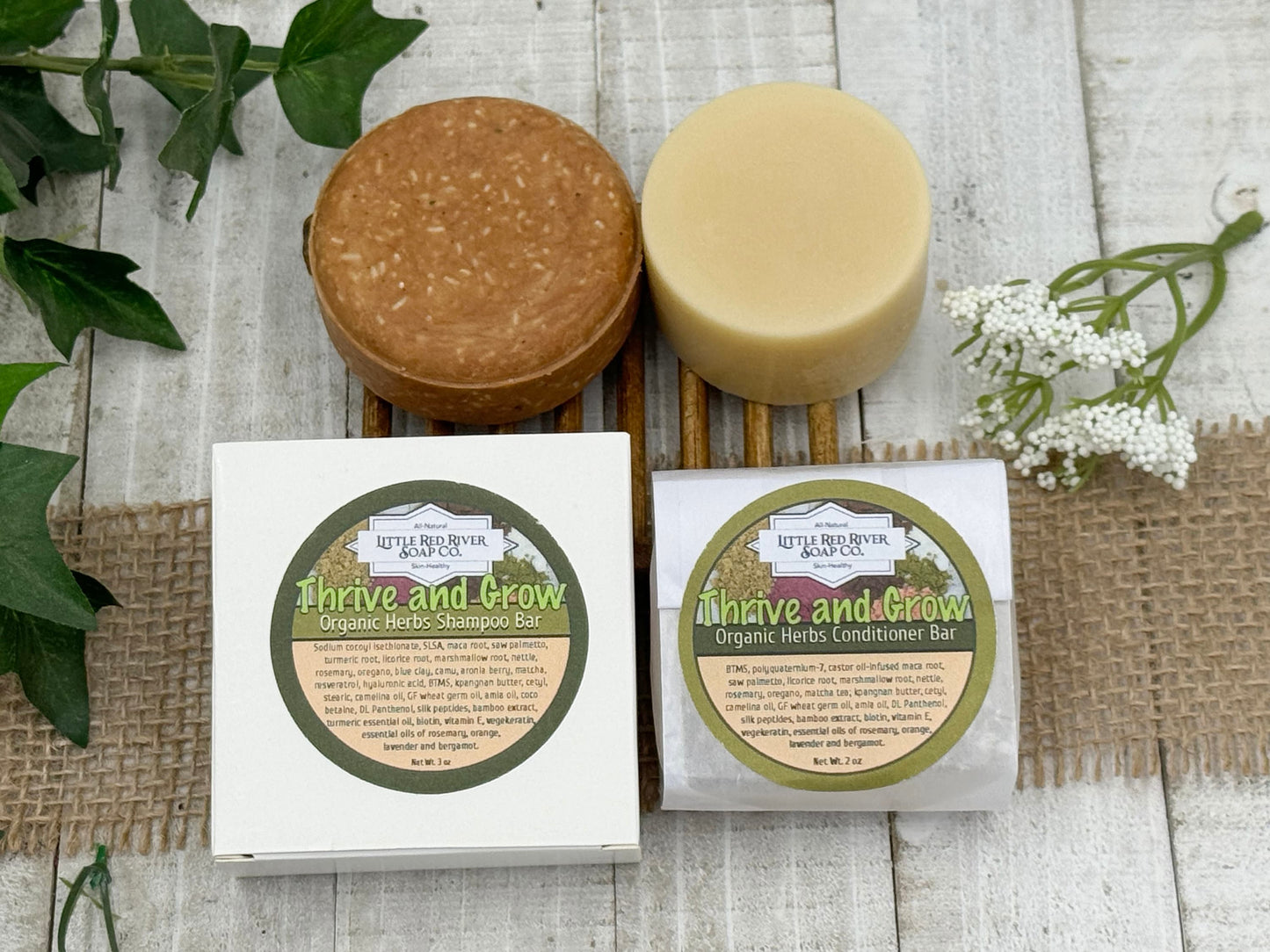 Thrive & Grow Zero Waste Shampoo or Conditioner Bars