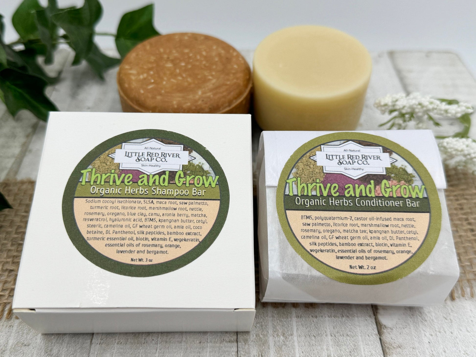Thrive & Grow Zero Waste Shampoo or Conditioner Bars