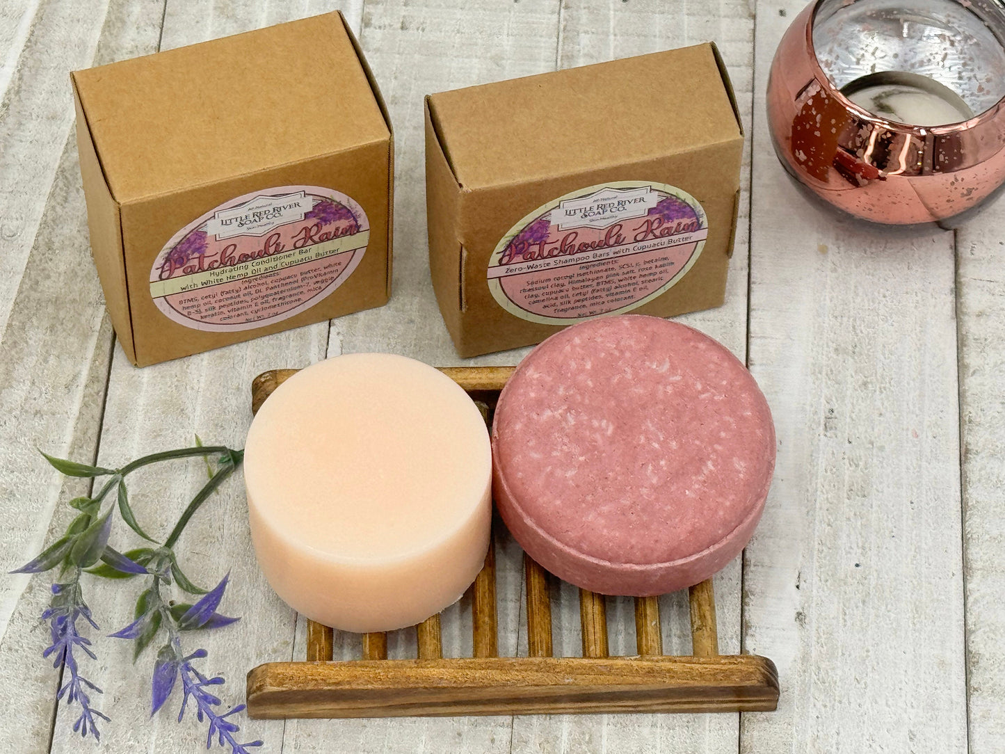 Patchouli Rain Solid Shampoo Bar or Conditioner Bar