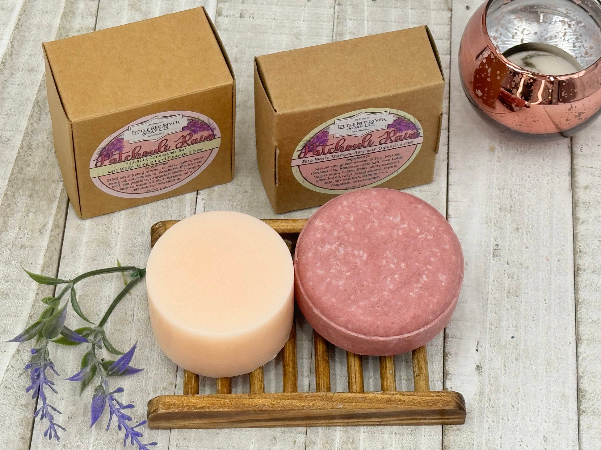 Patchouli Rain Solid Shampoo Bar or Conditioner Bar
