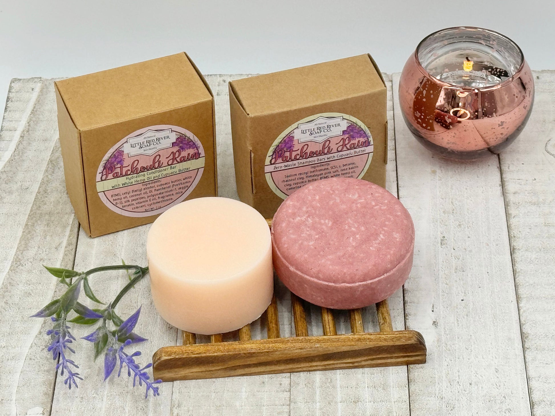 Patchouli Rain Solid Shampoo Bar or Conditioner Bar