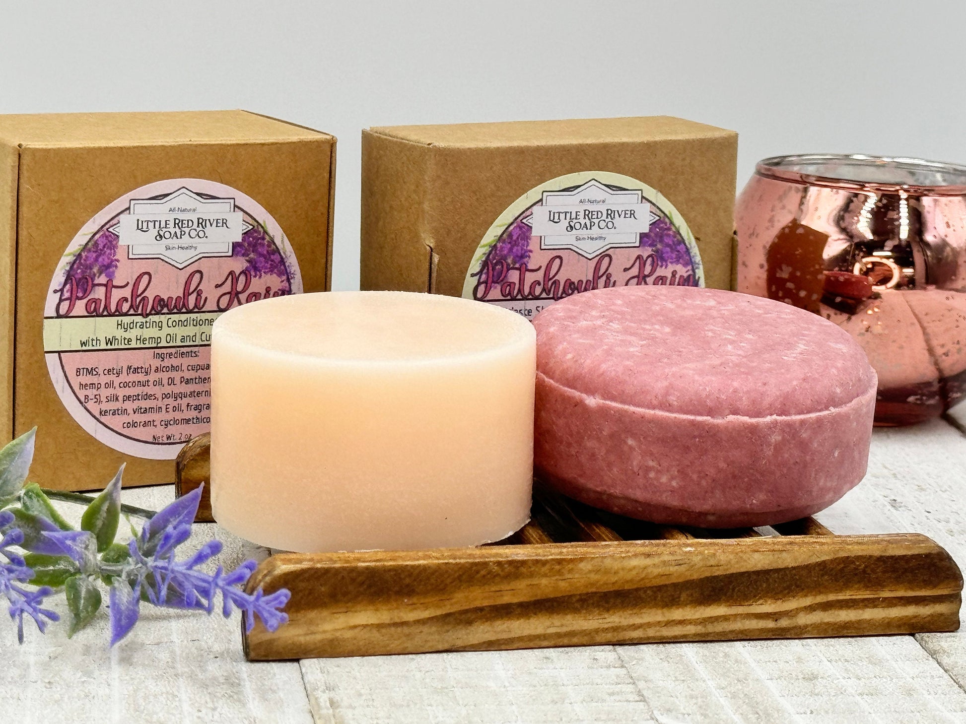 Patchouli Rain Solid Shampoo Bar or Conditioner Bar