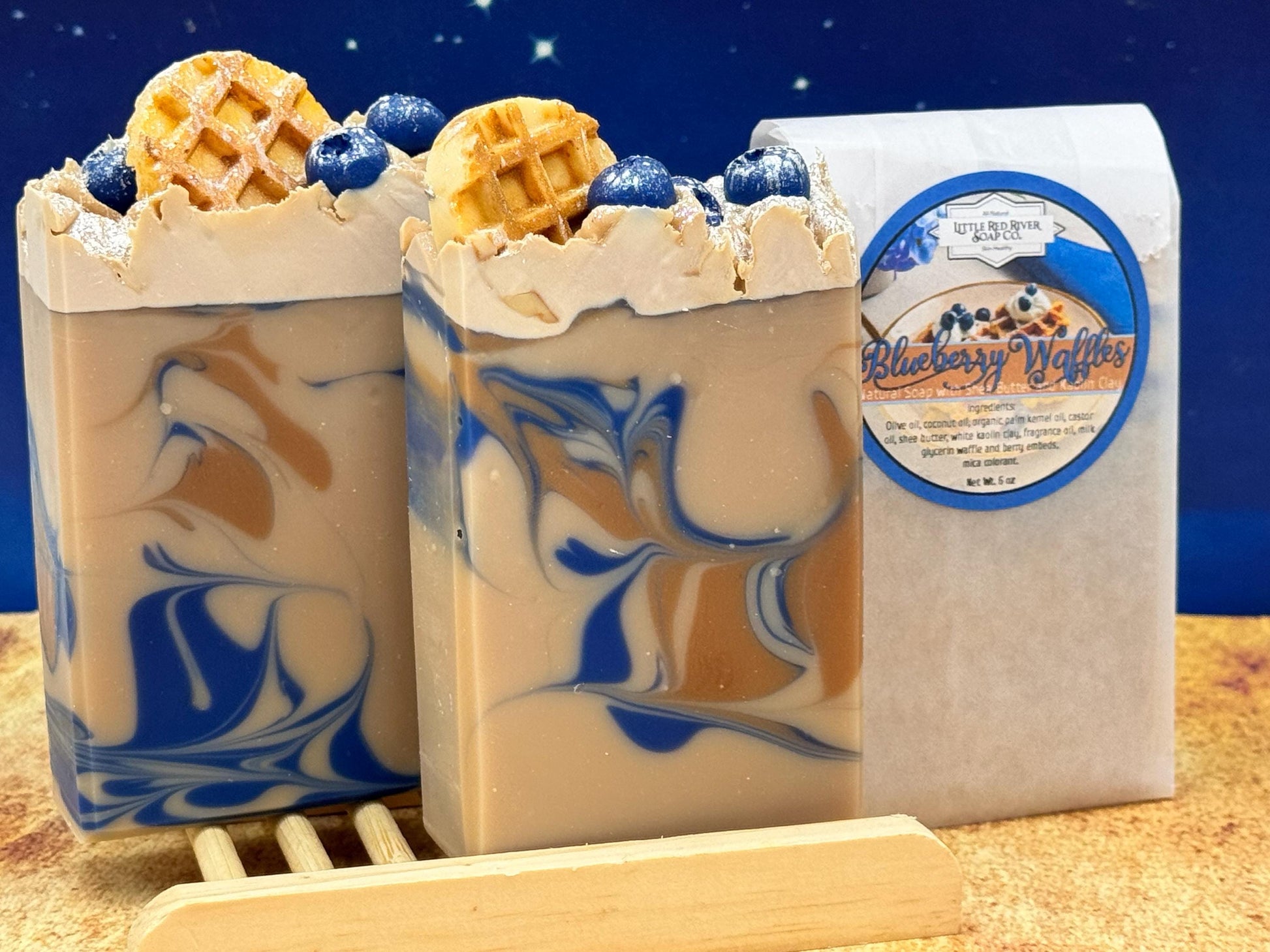 Blueberry Waffles Natural Soap
